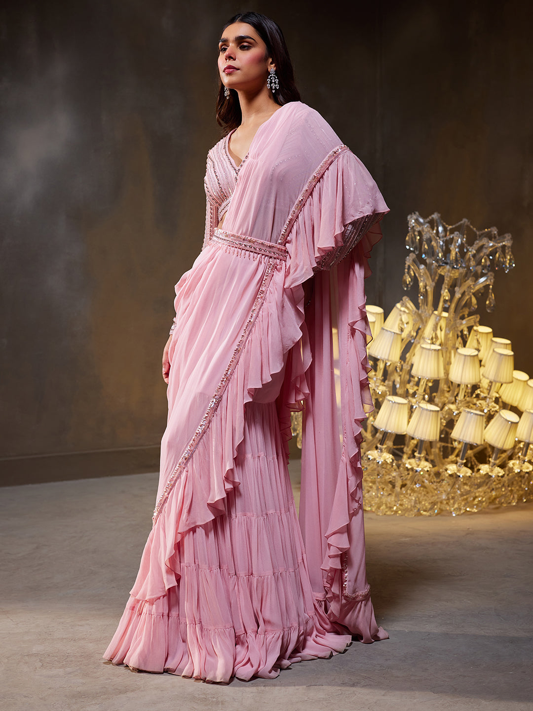 Elsa Saree Set