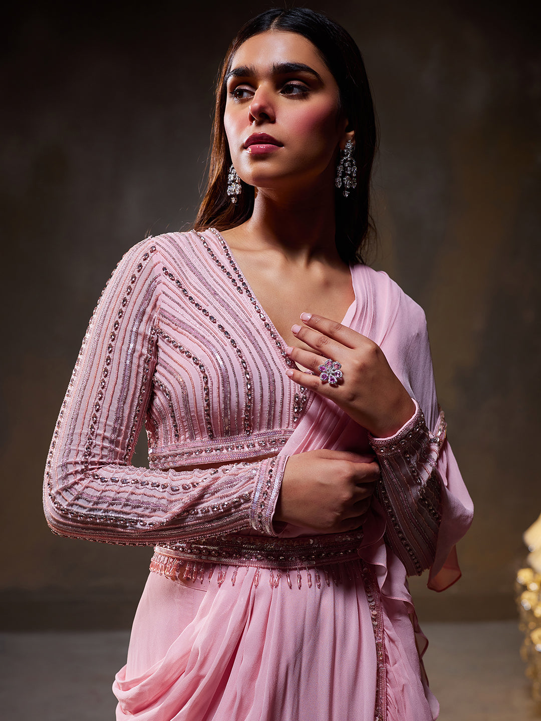 Elsa Saree Set