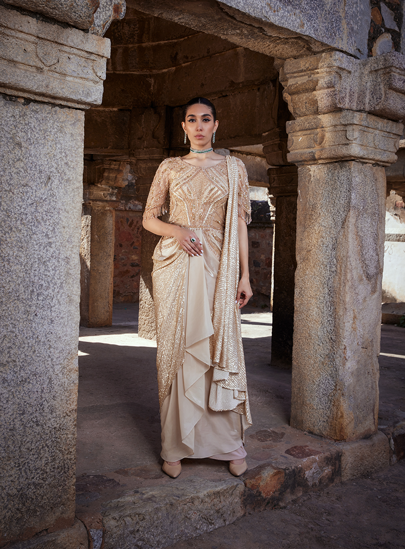 Drape Saree Gown