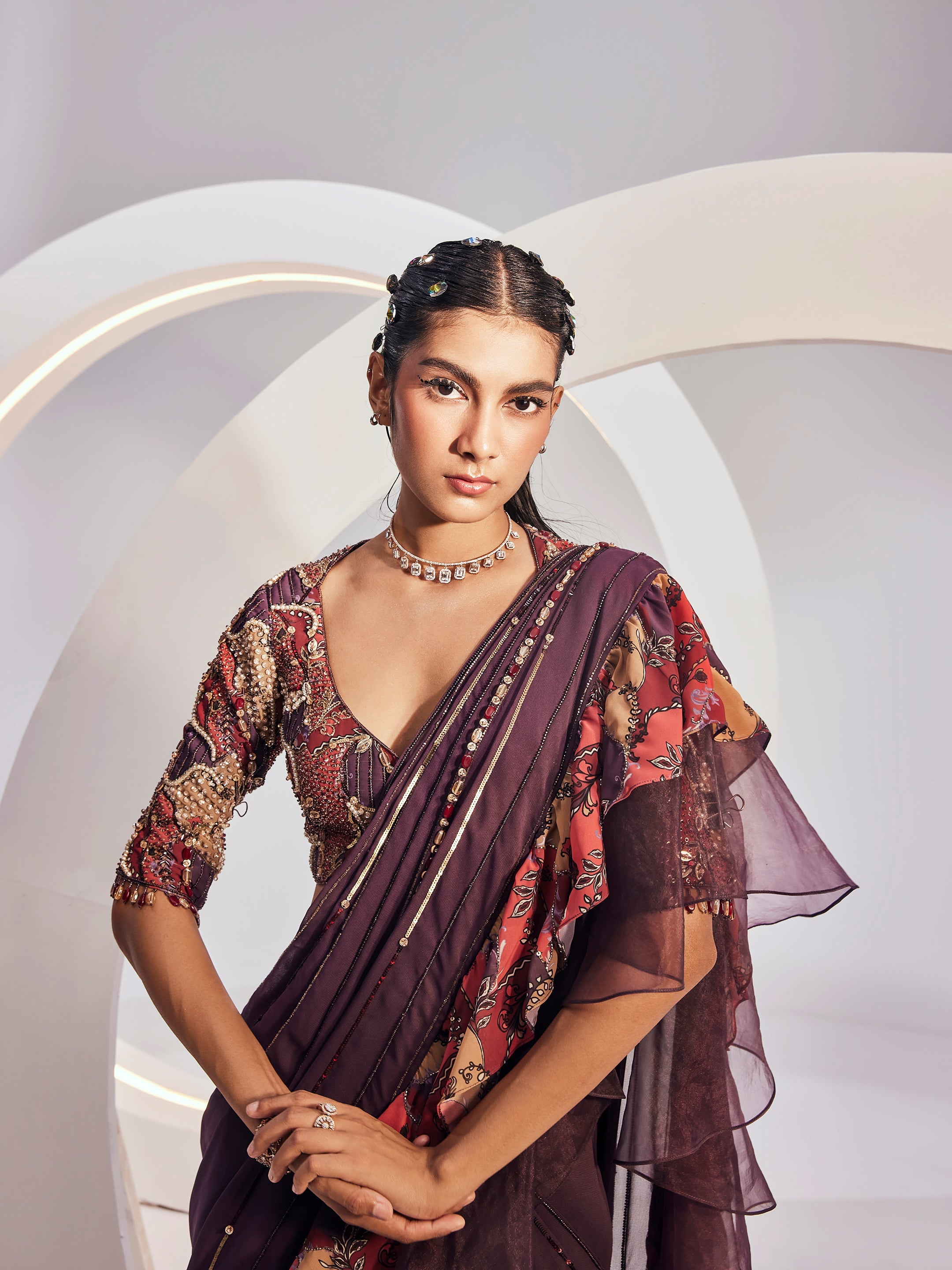 Delilah Saree Set