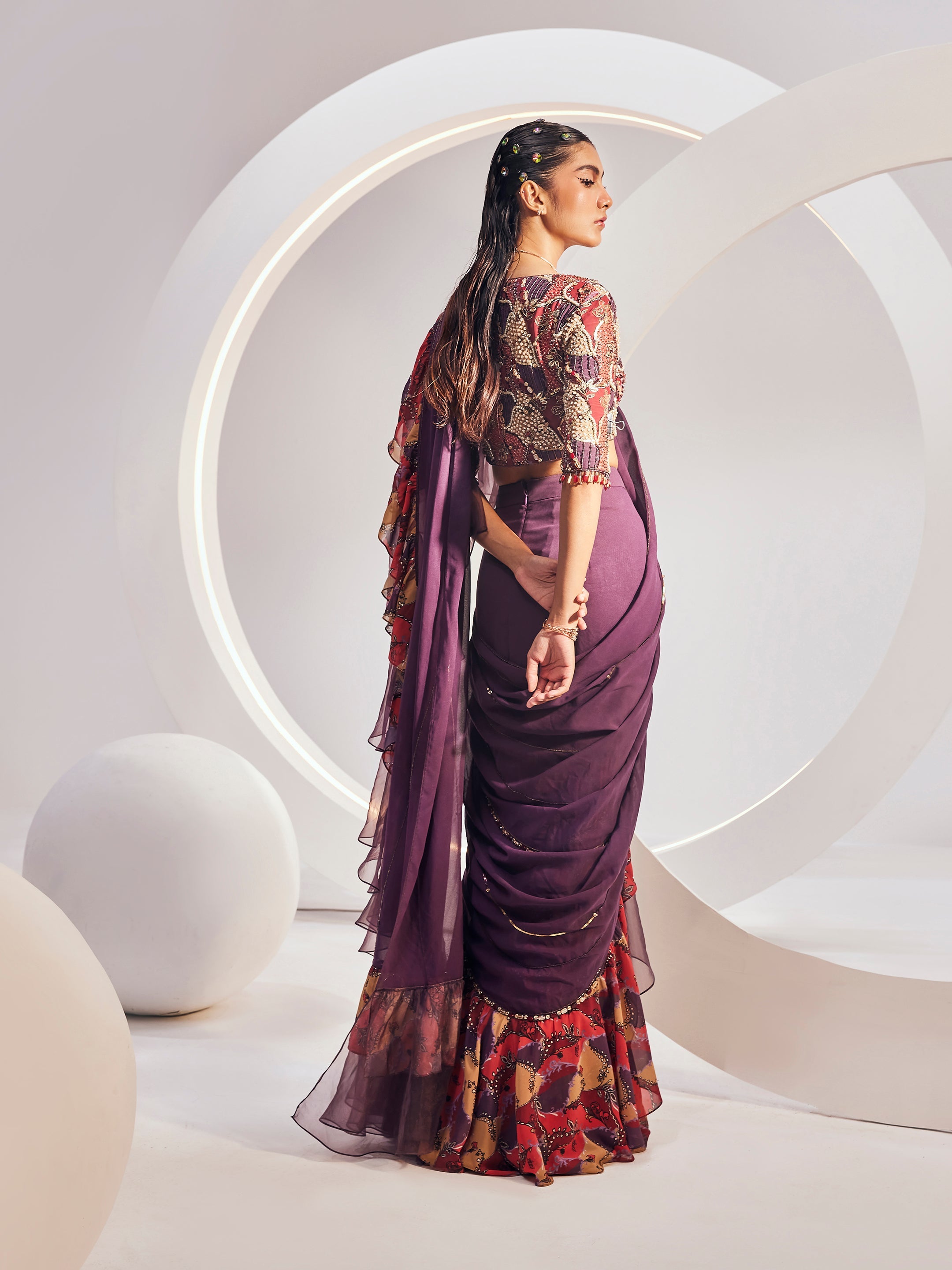 Delilah Saree Set
