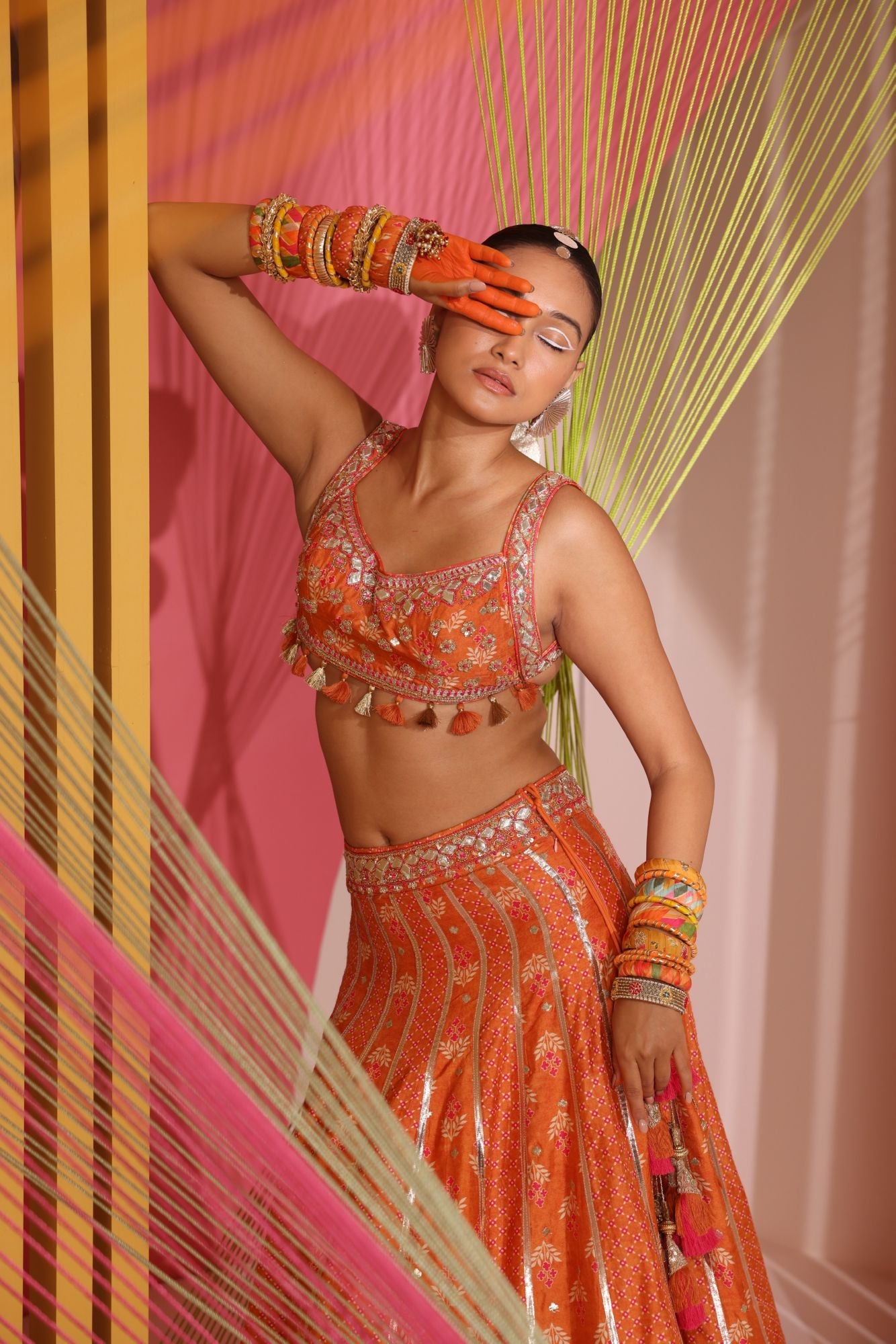 Tilla Lehenga Set