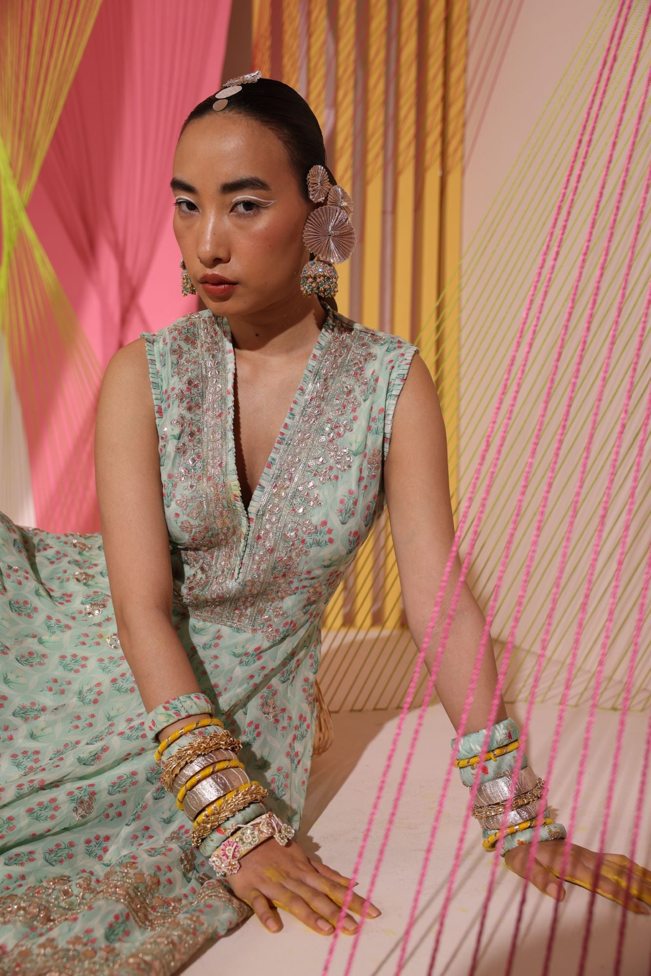 Nusrat Ag Selvless Dhoti Set