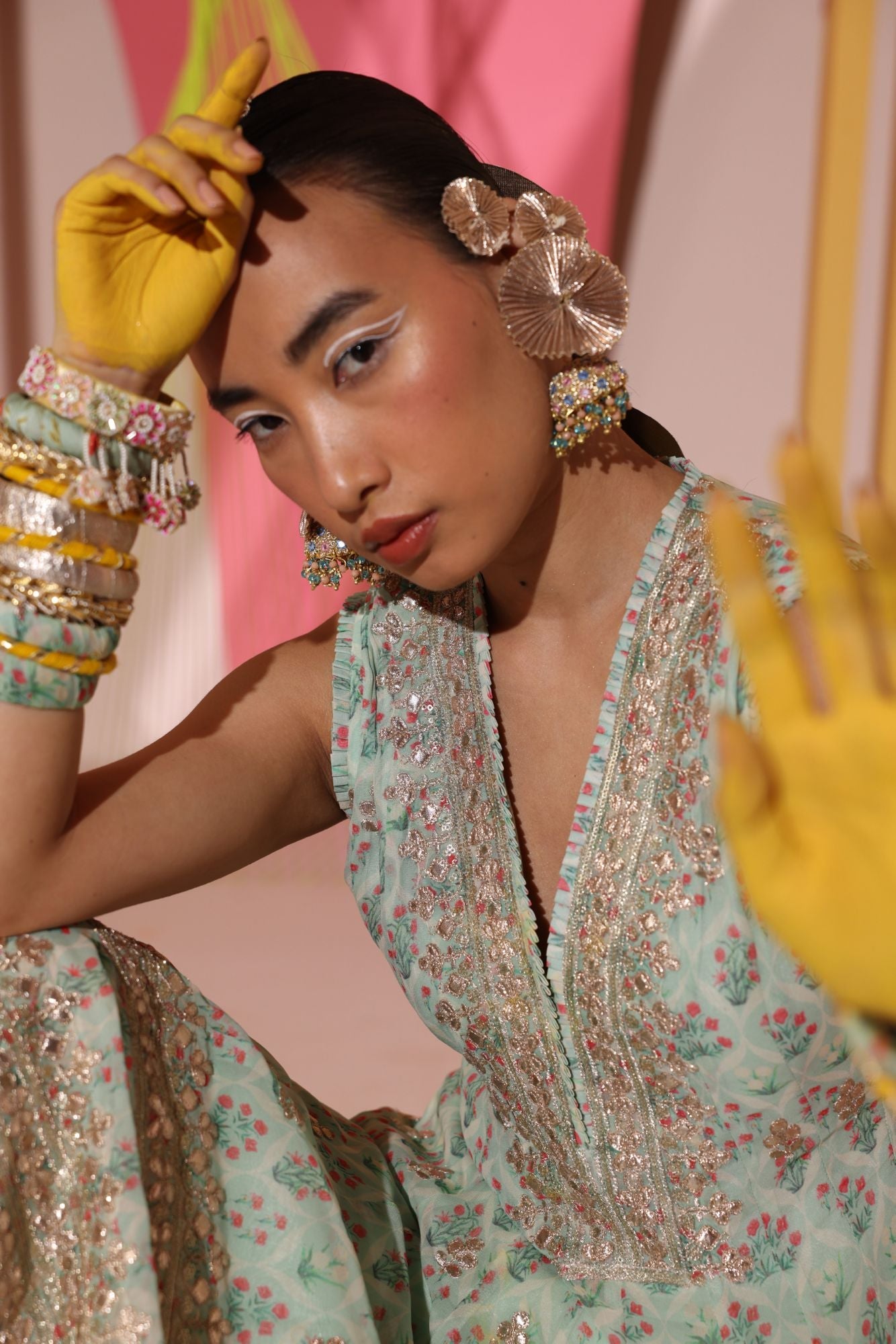 Nusrat Ag Selvless Dhoti Set