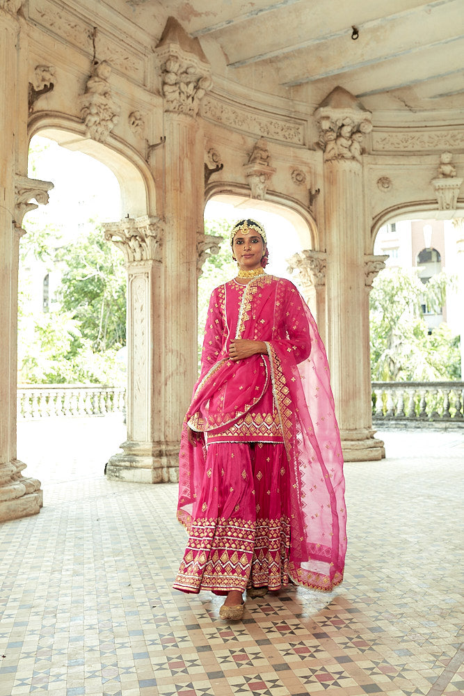 Shiddat Sharara Set