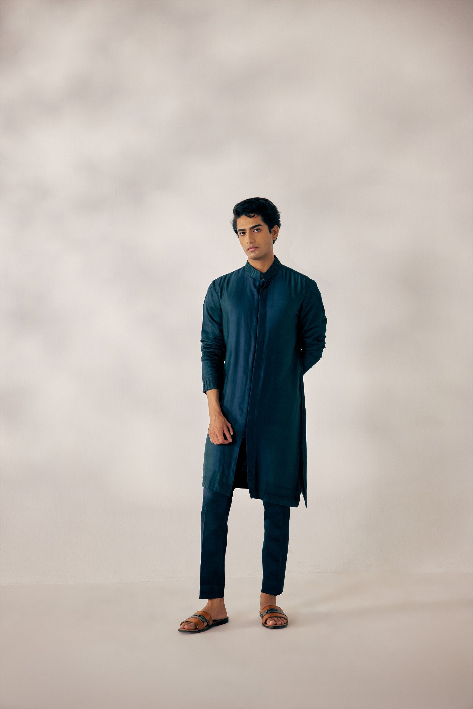 Peacock Blue Kurta Set