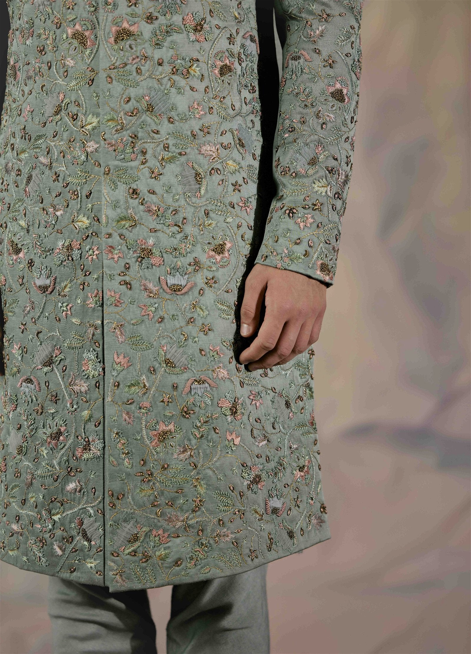 The Grey Saga Sherwani Set