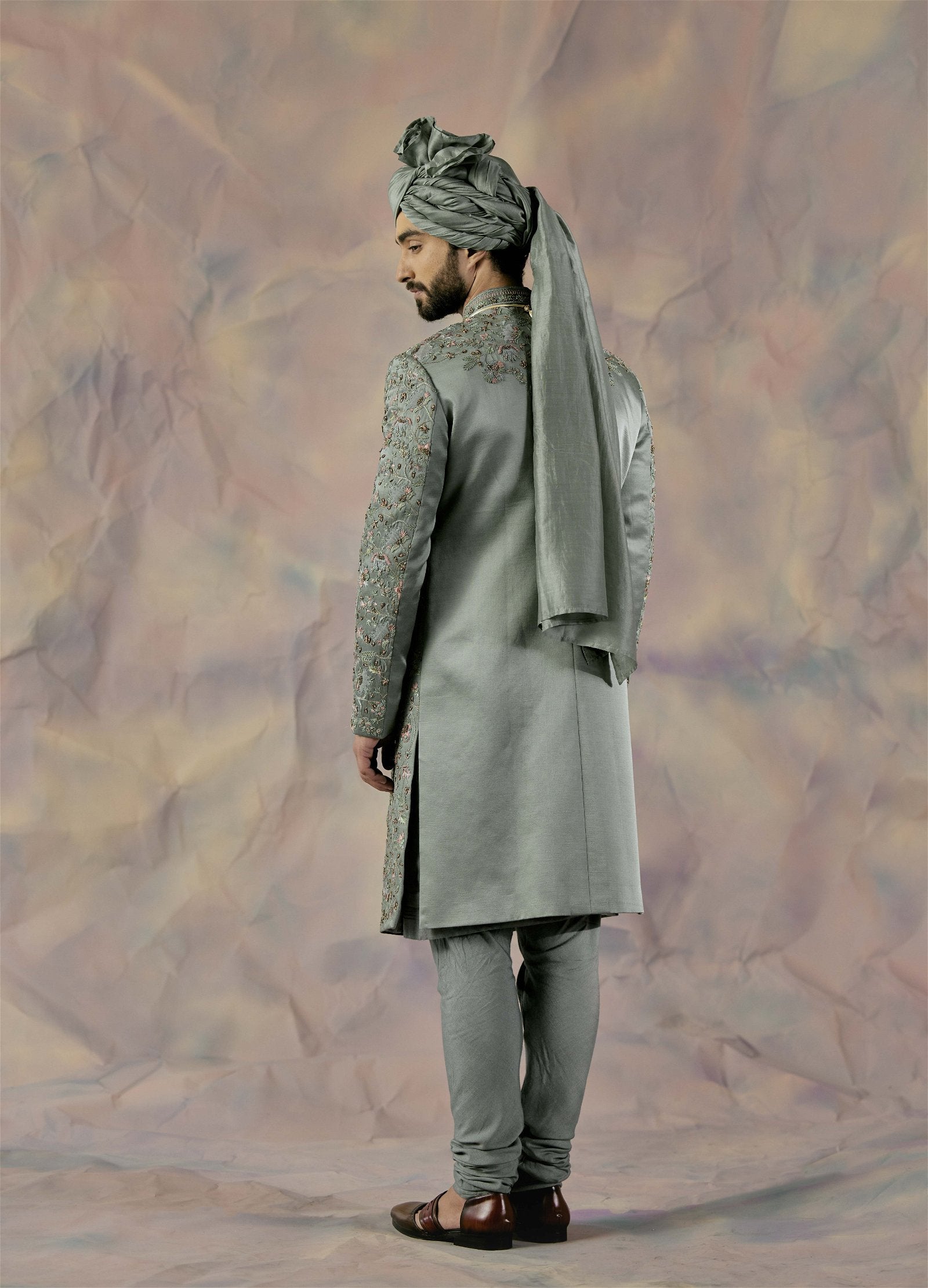 The Grey Saga Sherwani Set