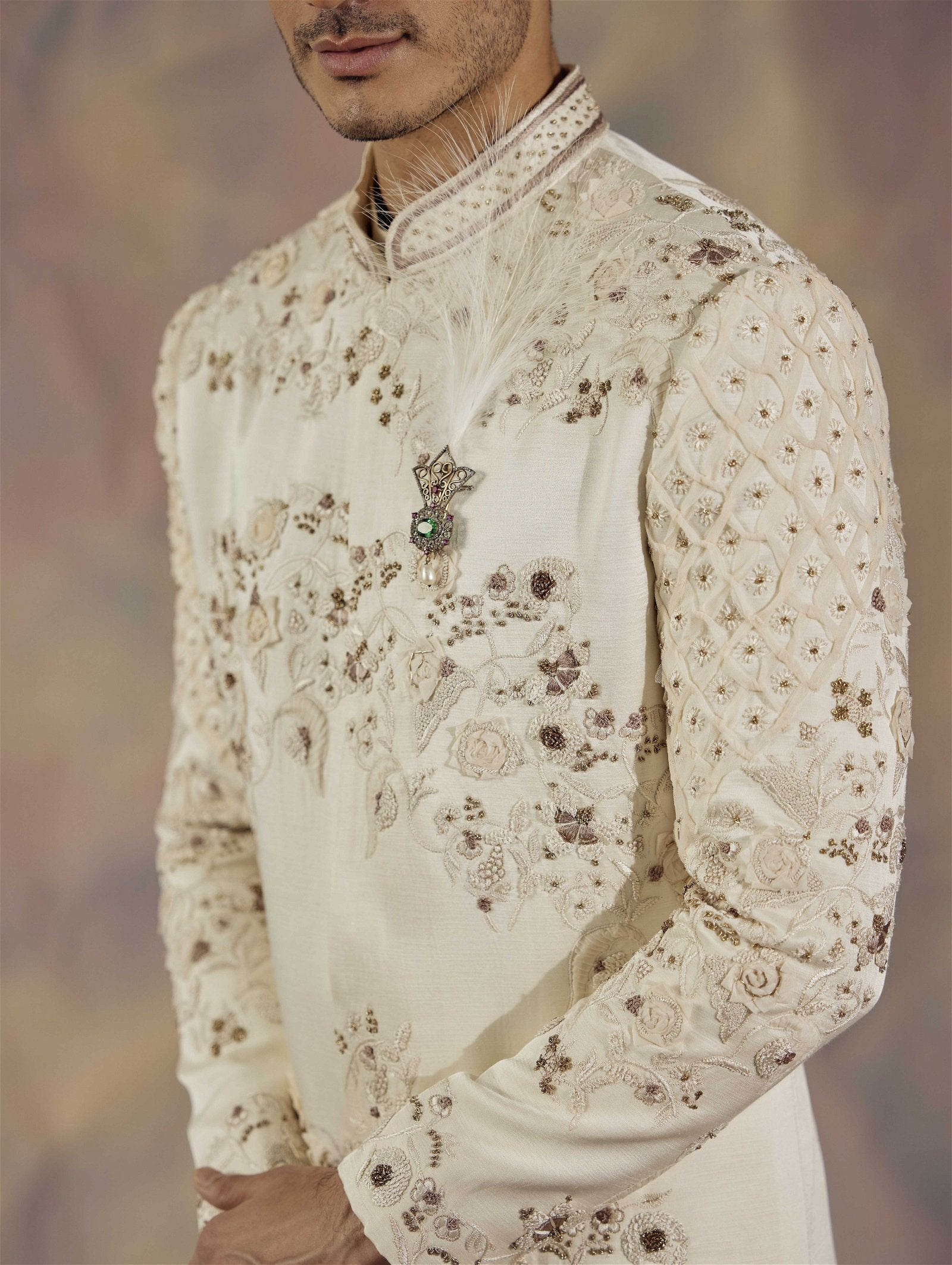 The Blond Affaire Sherwani Set
