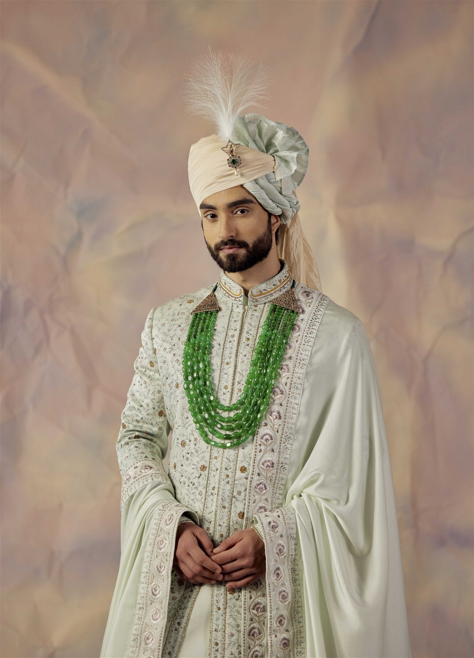 The Blue Momentum Sherwani Set