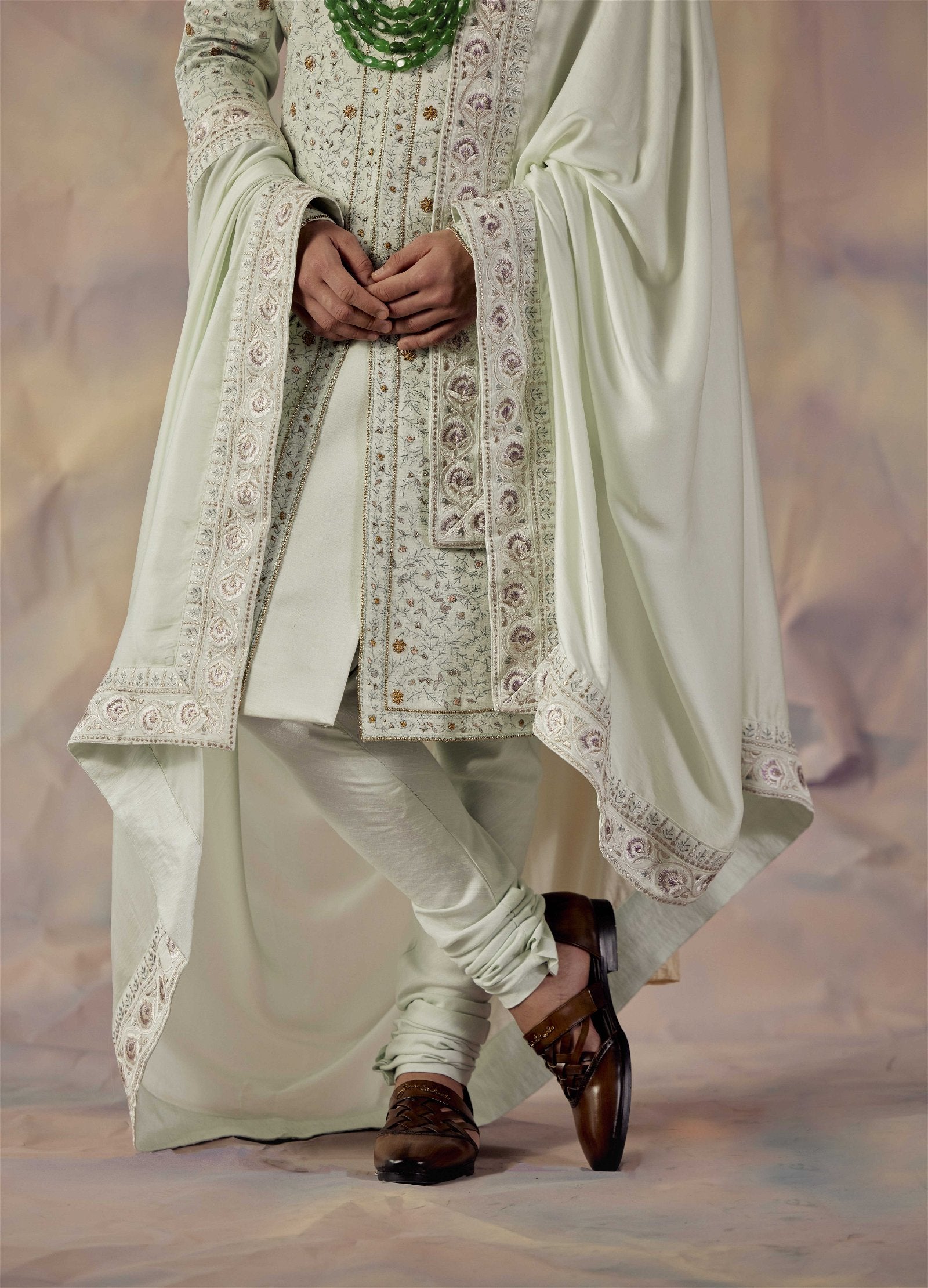 The Blue Momentum Sherwani Set