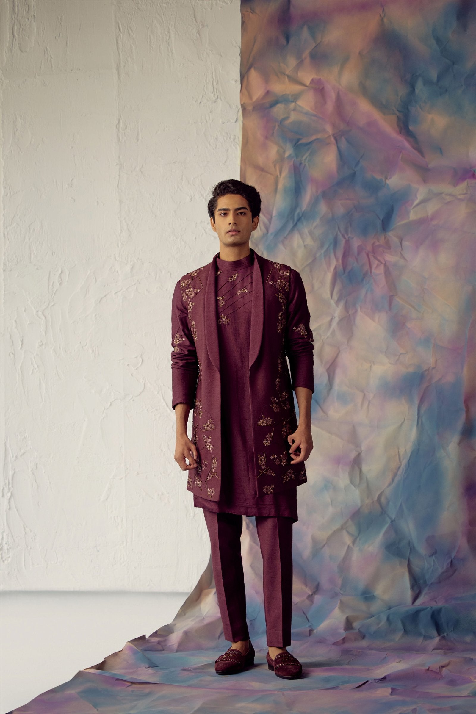 Merlot Homme Shrug Set