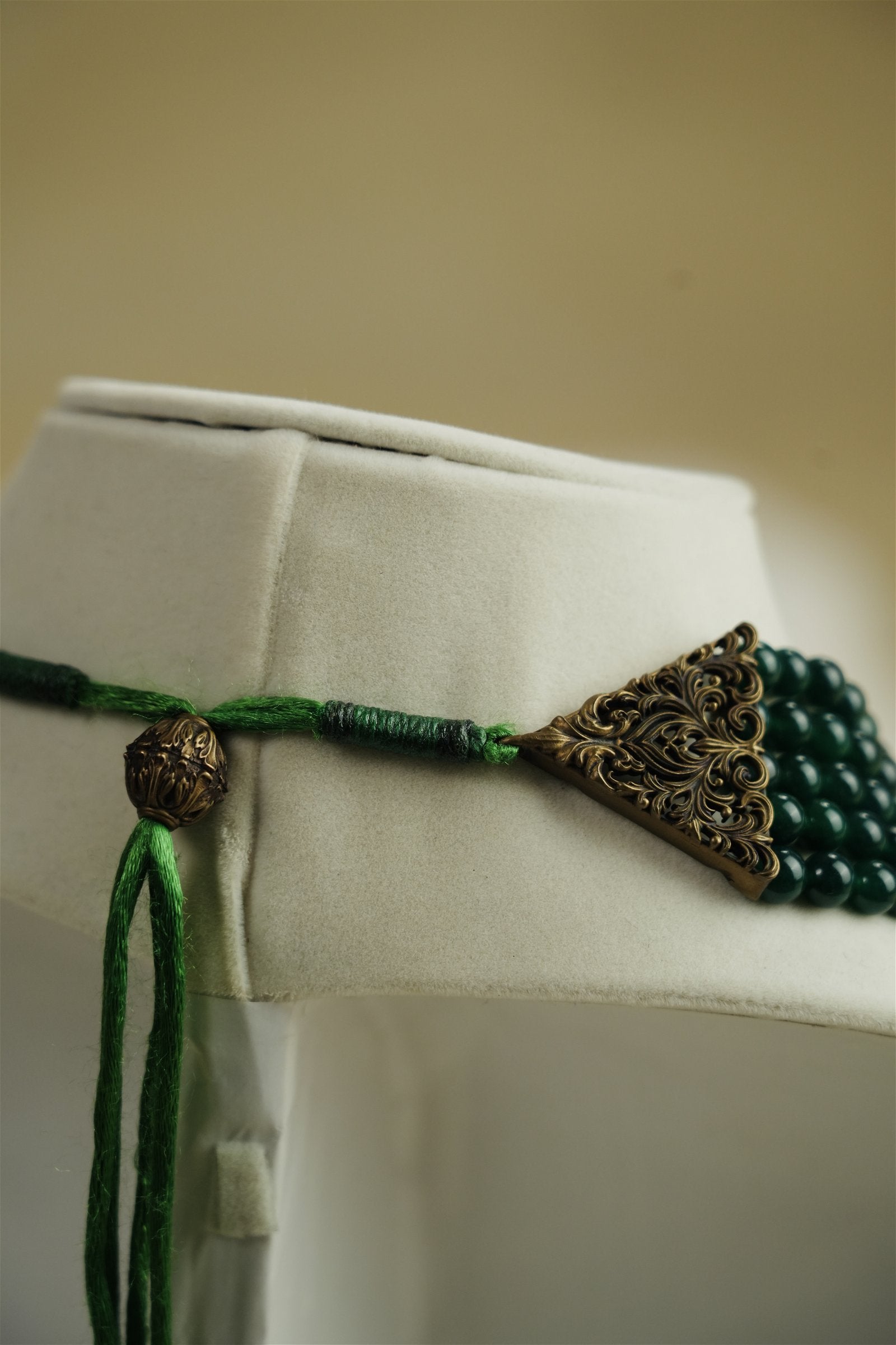 Layered Emereld Mala