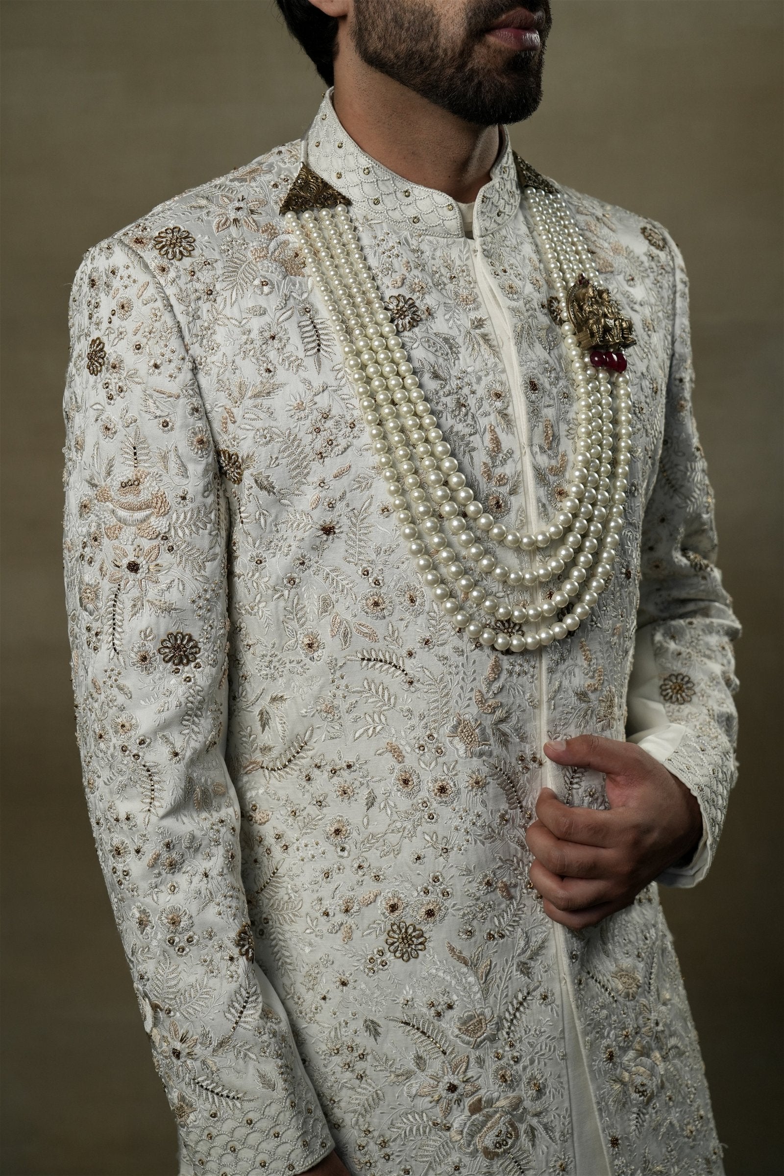 Ivory & Gold Sherwani