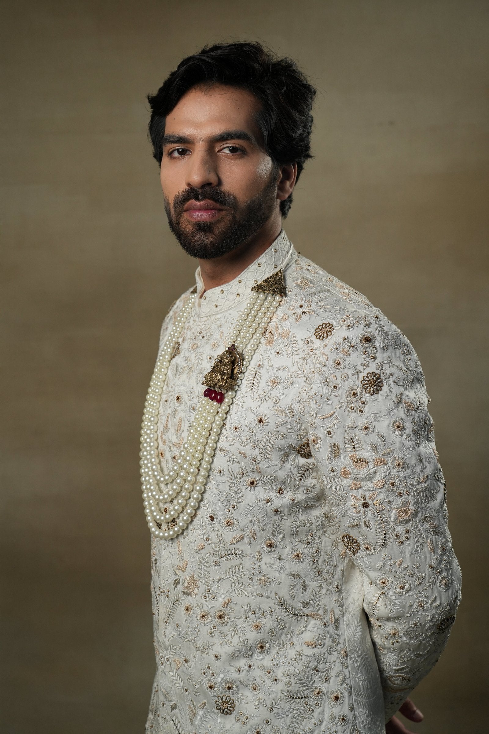 Ivory & Gold Sherwani
