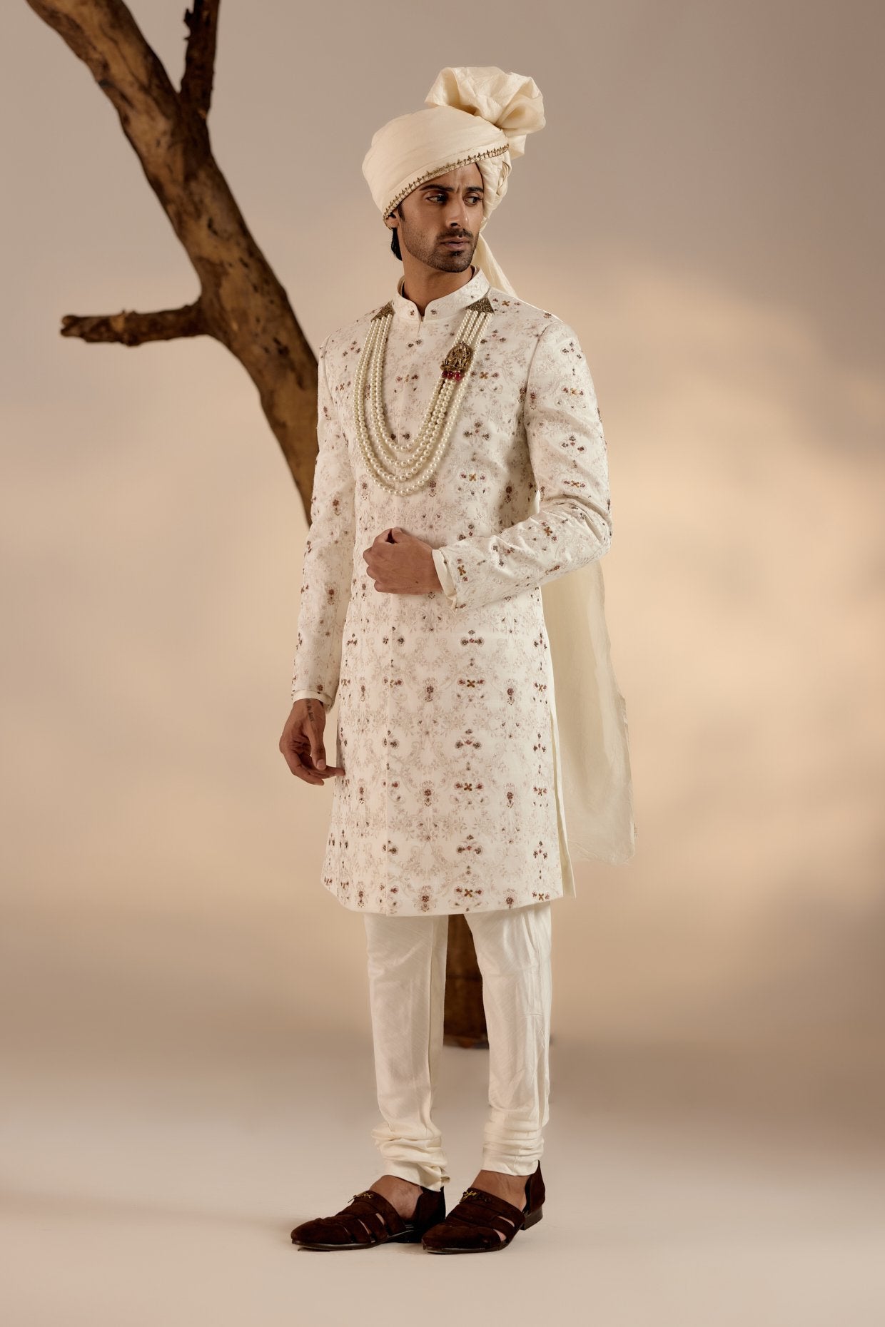 Rouge Wane Sherwani