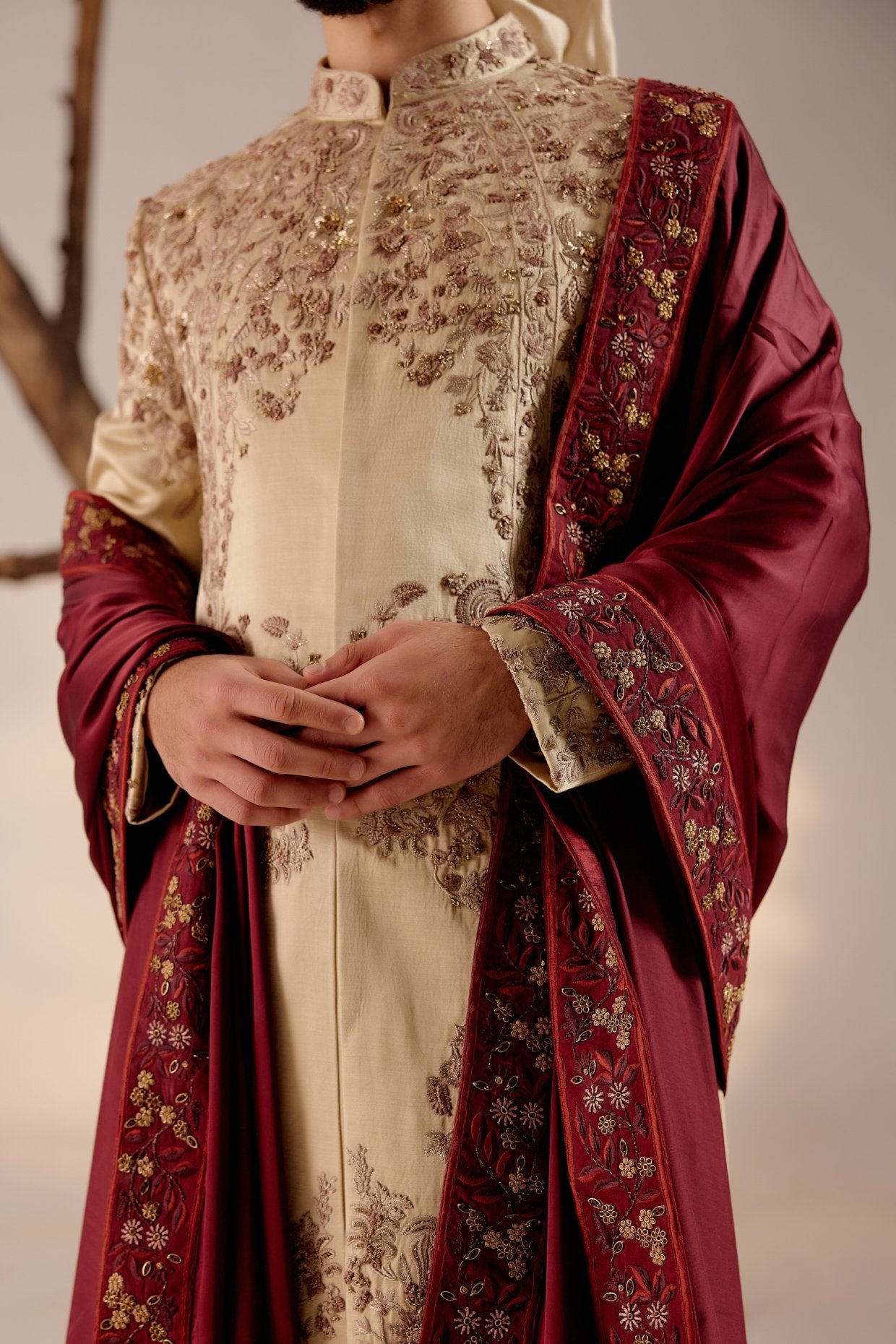 Sand Ridge Sherwani Set