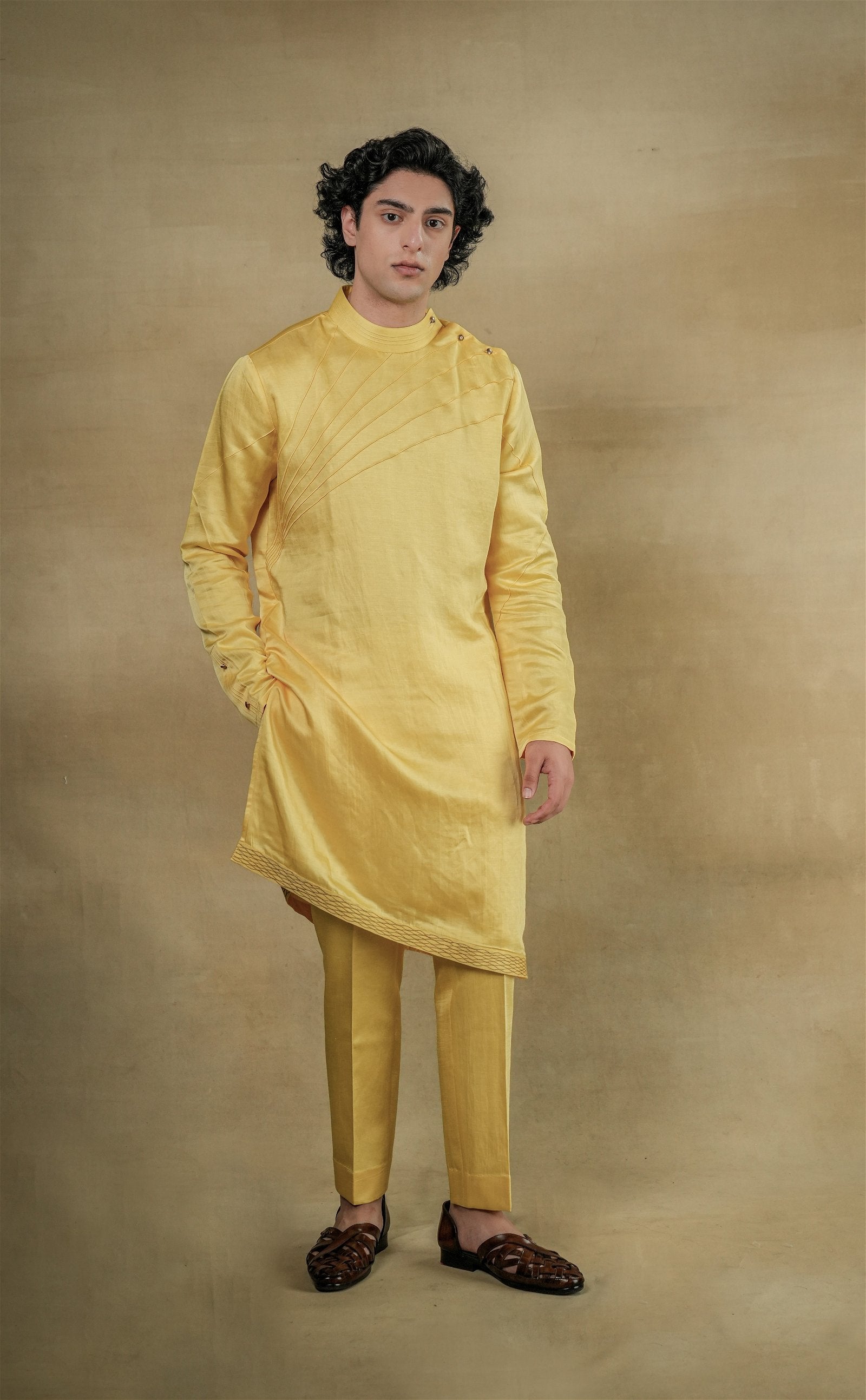 Lemon Yellow Kurta Set