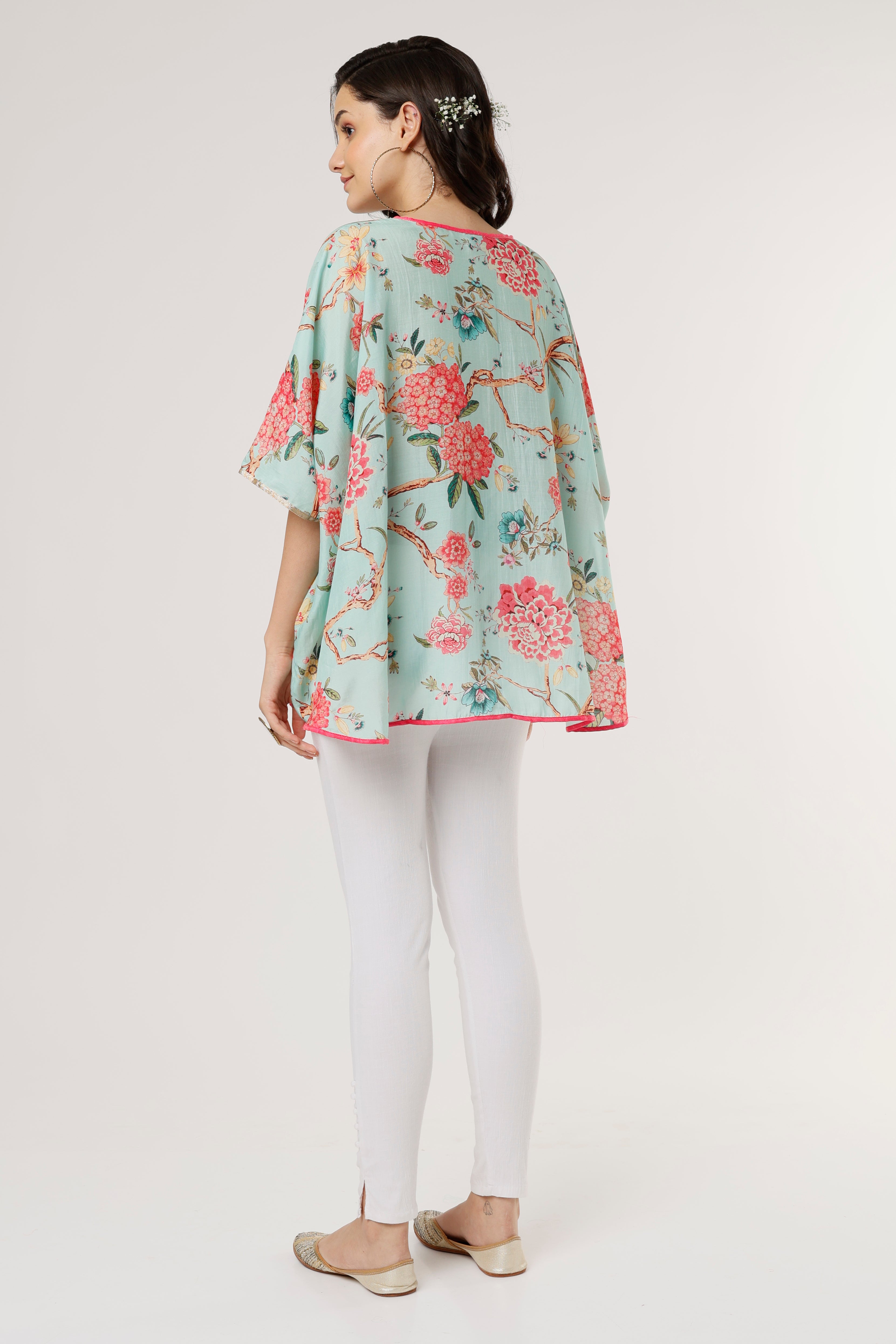 Navya Kaftan Azure Blue