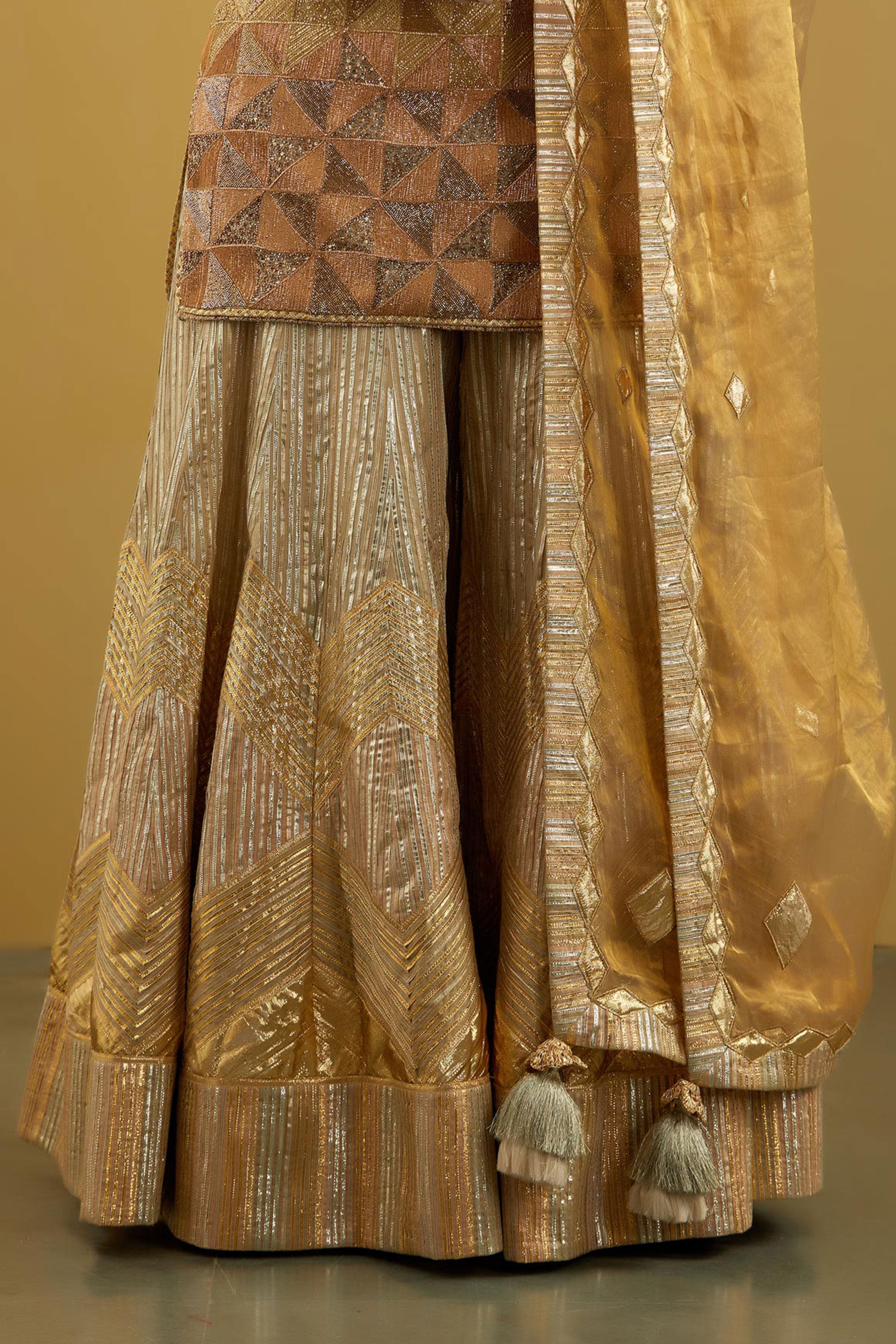 Diamond Short Kurta & Sharara