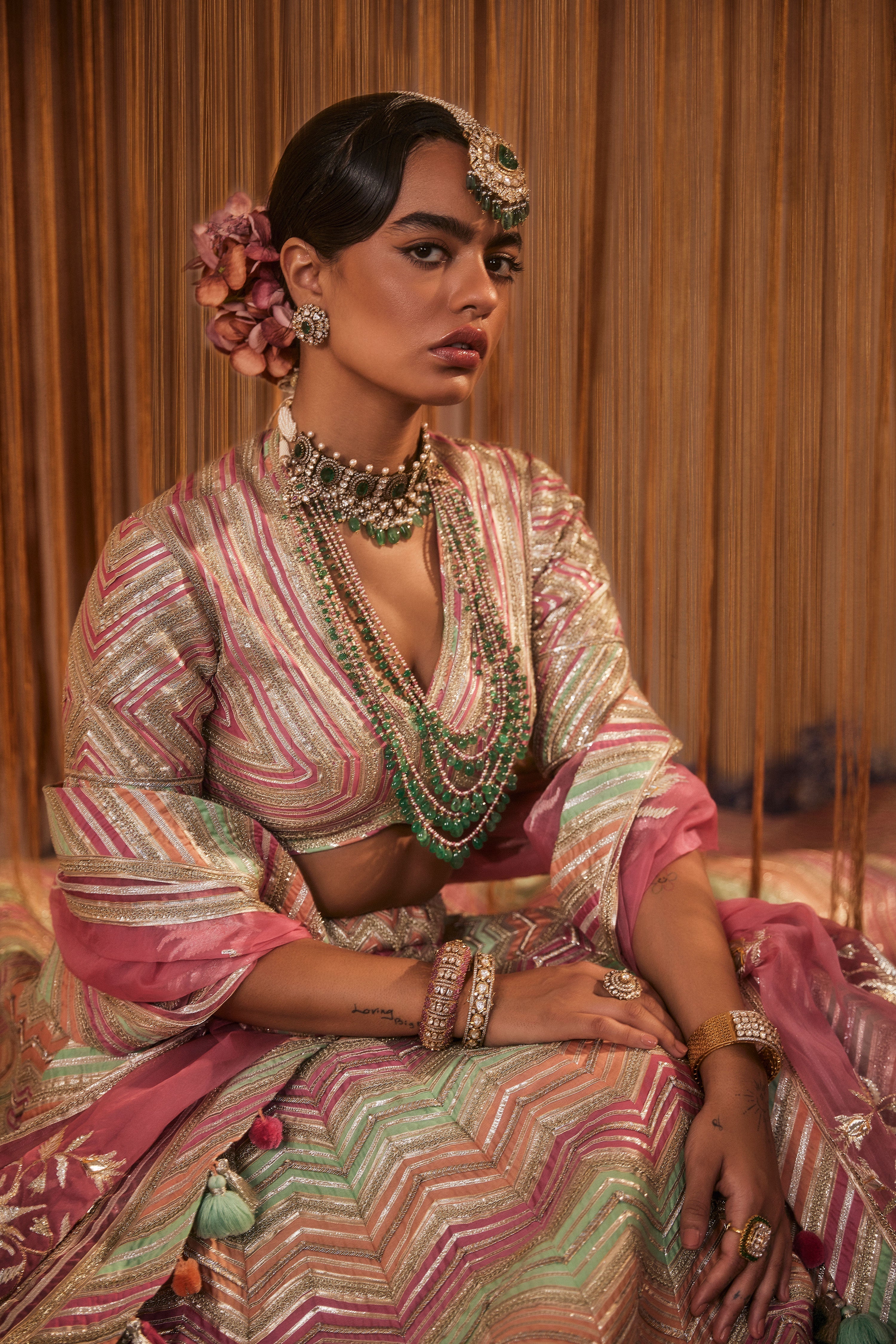Sitara Lehenga With Blouse And Dupatta