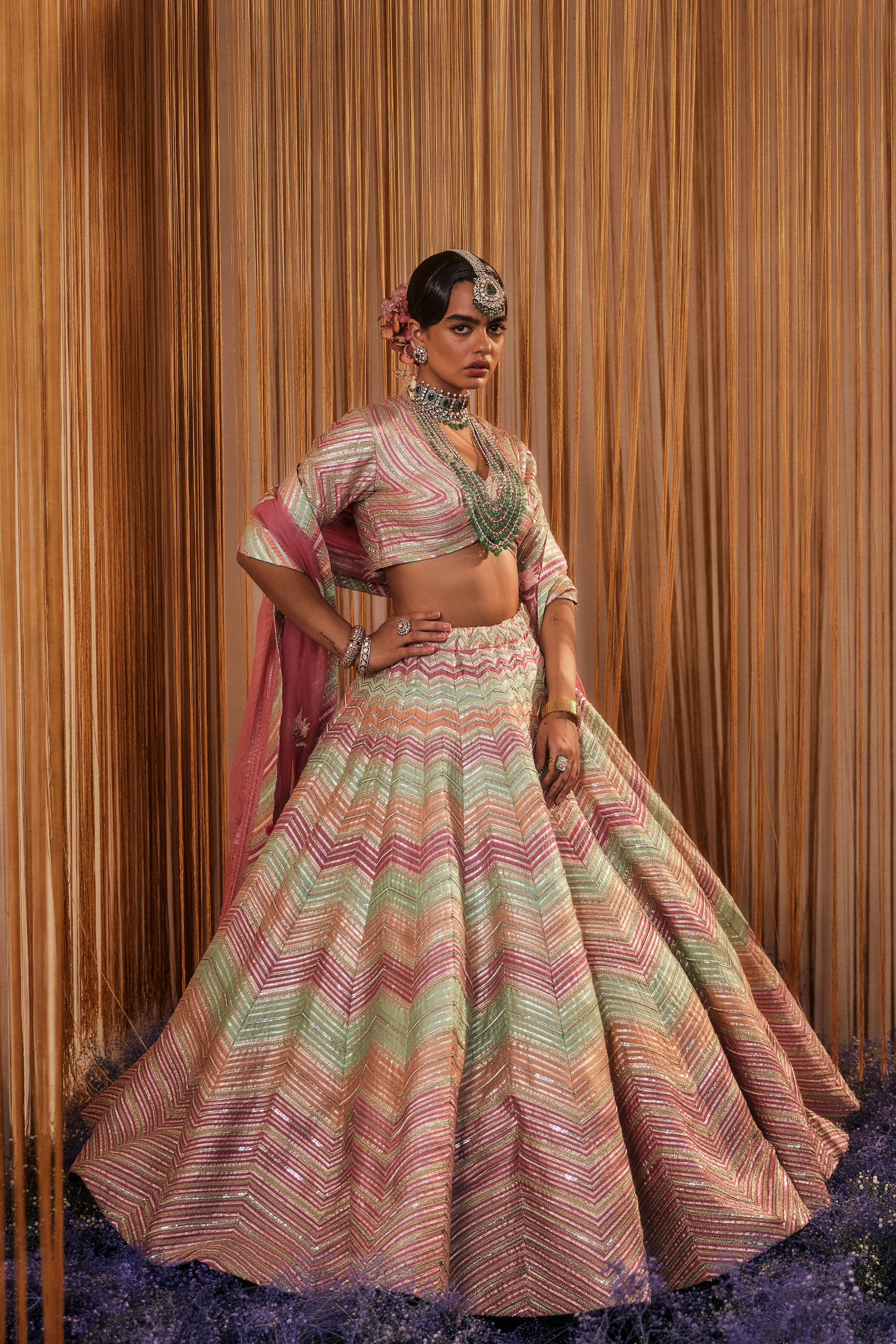 Sitara Lehenga With Blouse And Dupatta