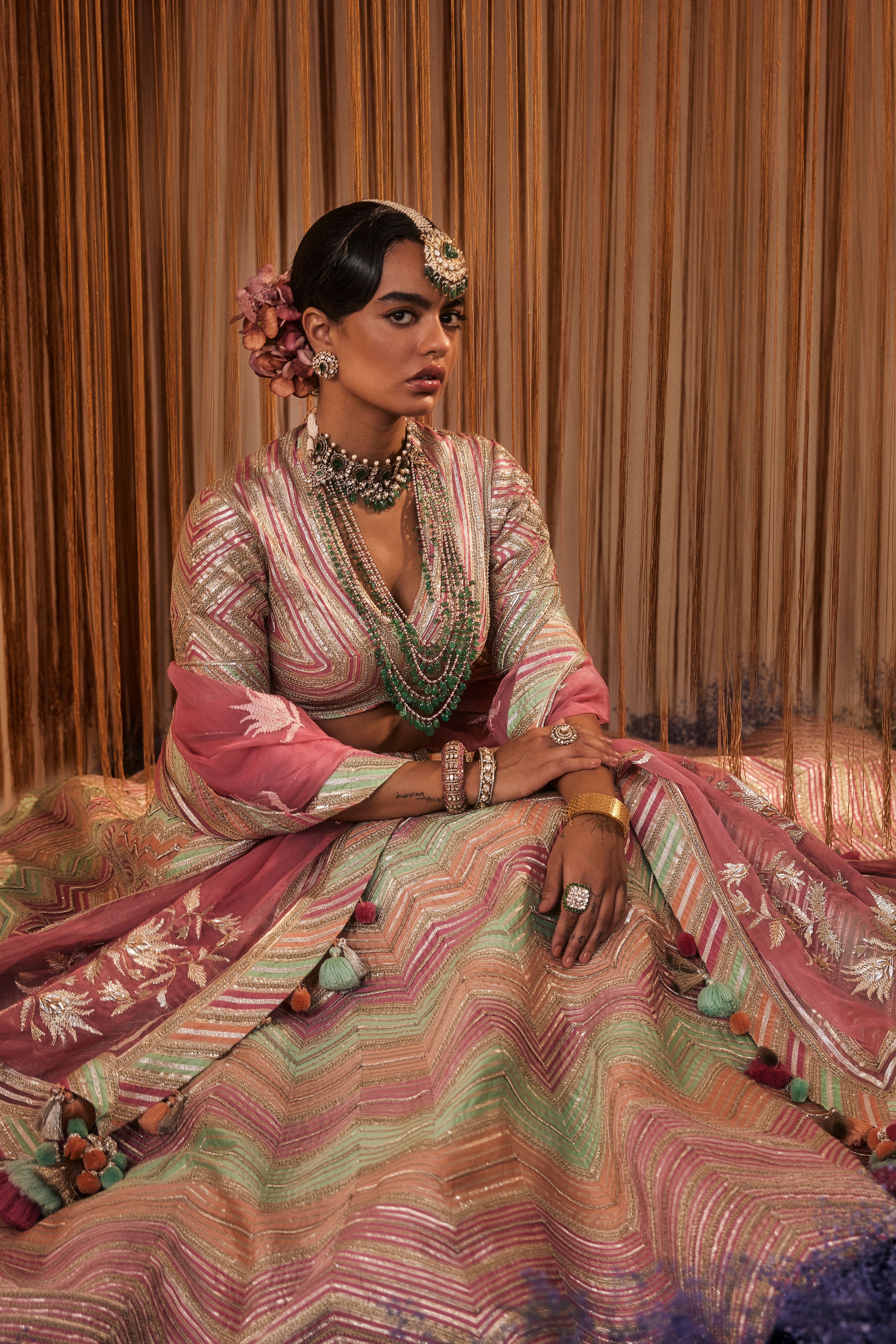 Sitara Lehenga With Blouse And Dupatta