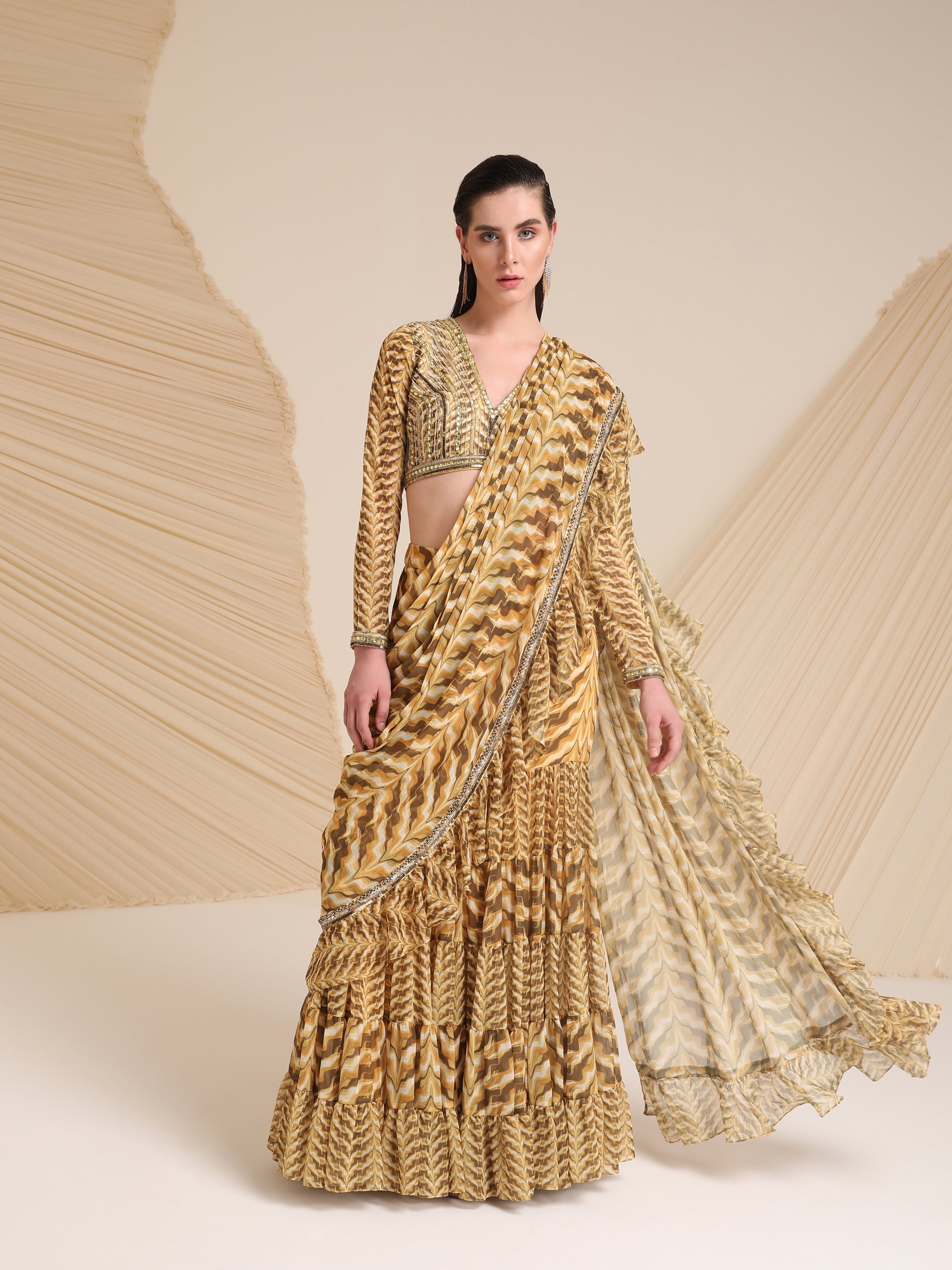 Rosareeo Concept Saree Set