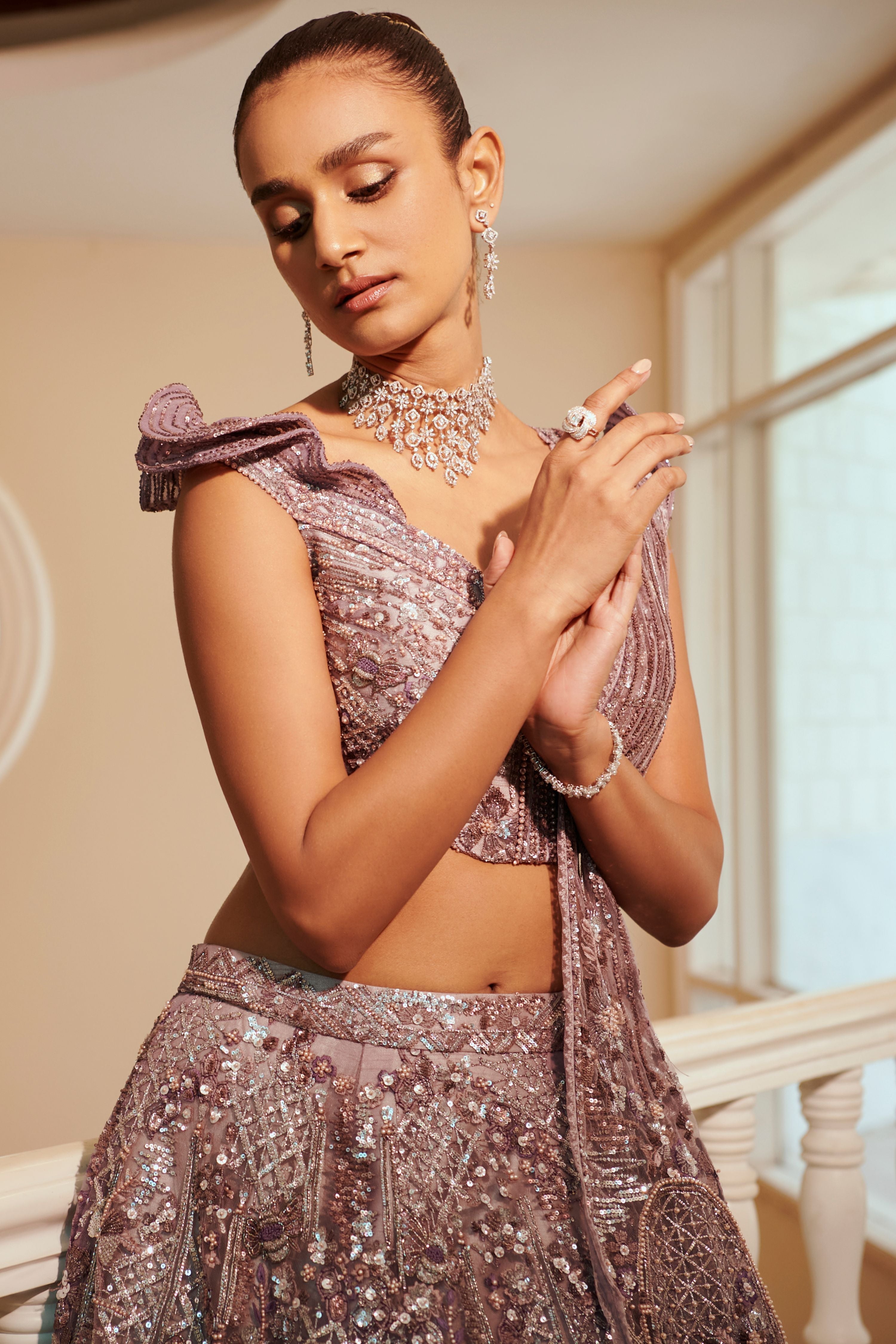 Stardust Glittered Lehenga