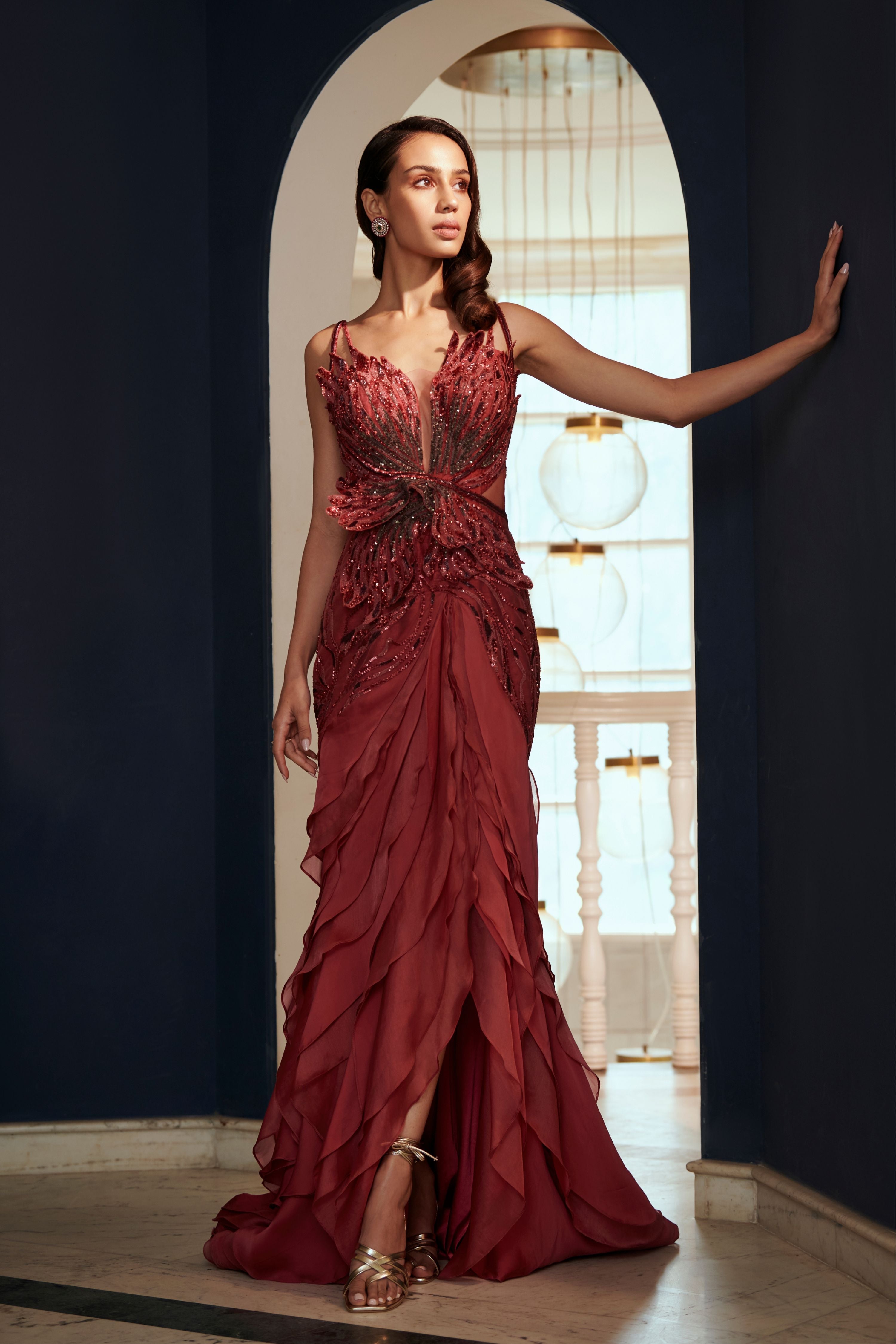 Wind-Borne Wings Gown