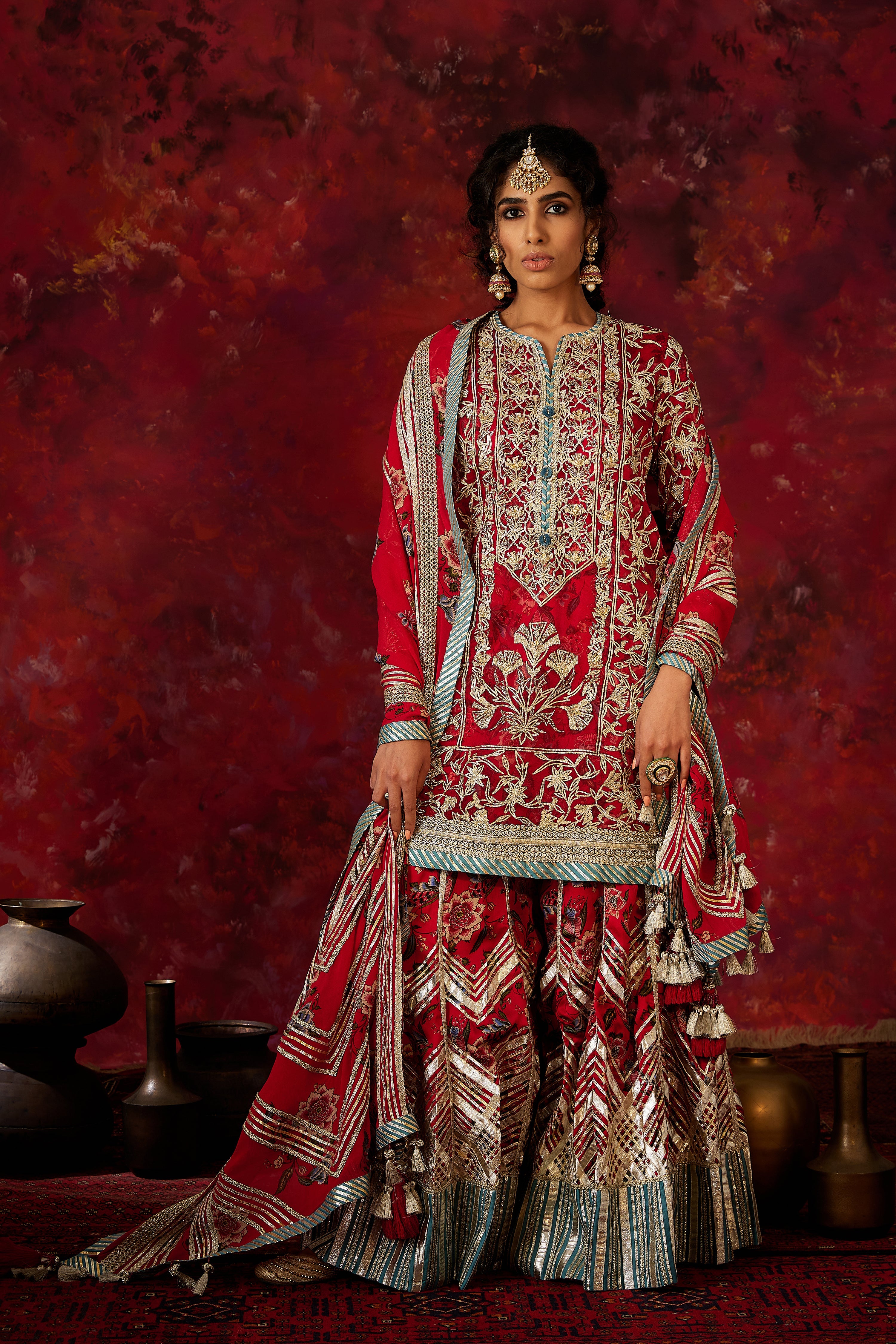 Noor Short Kurta & Sharara