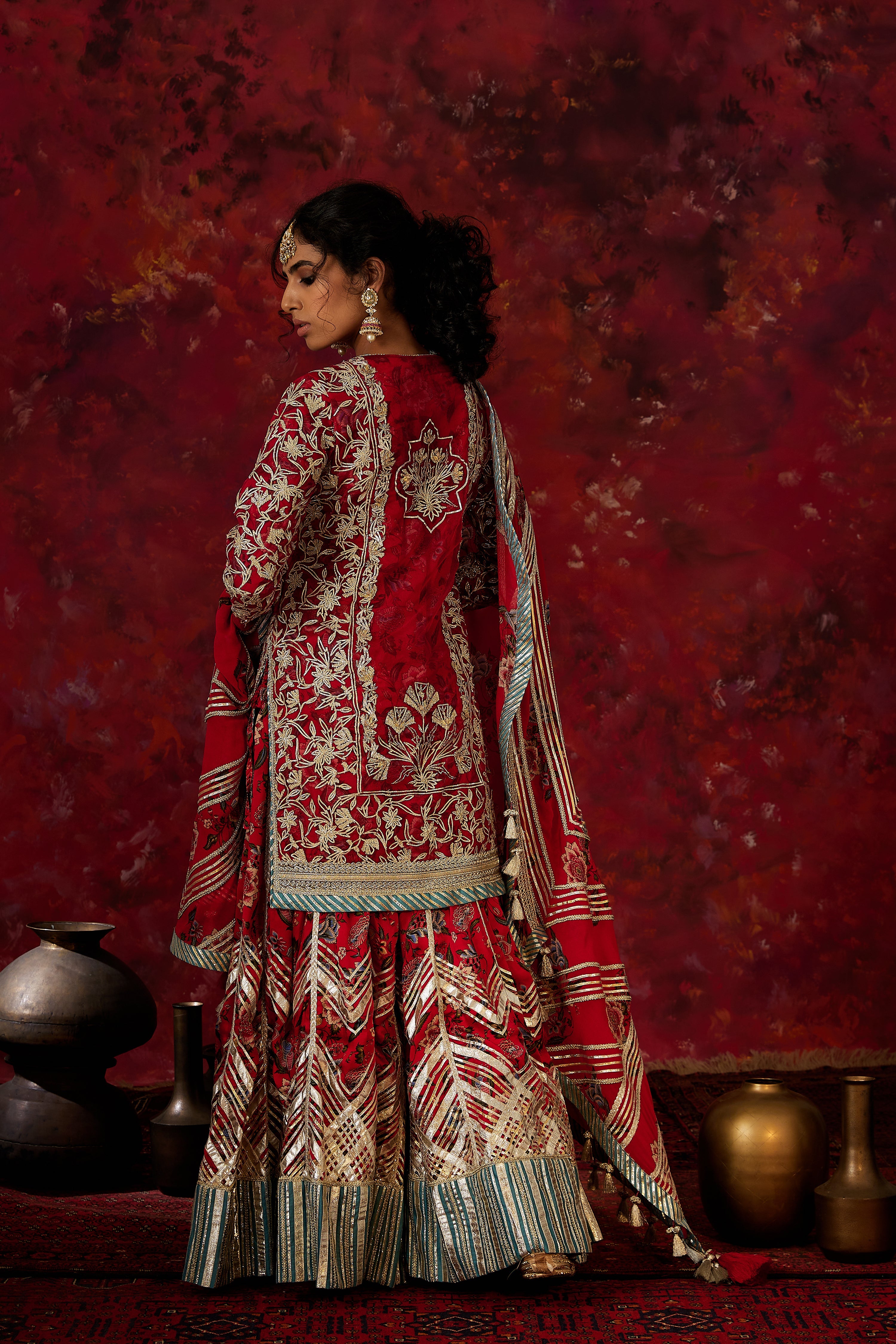 Noor Short Kurta & Sharara