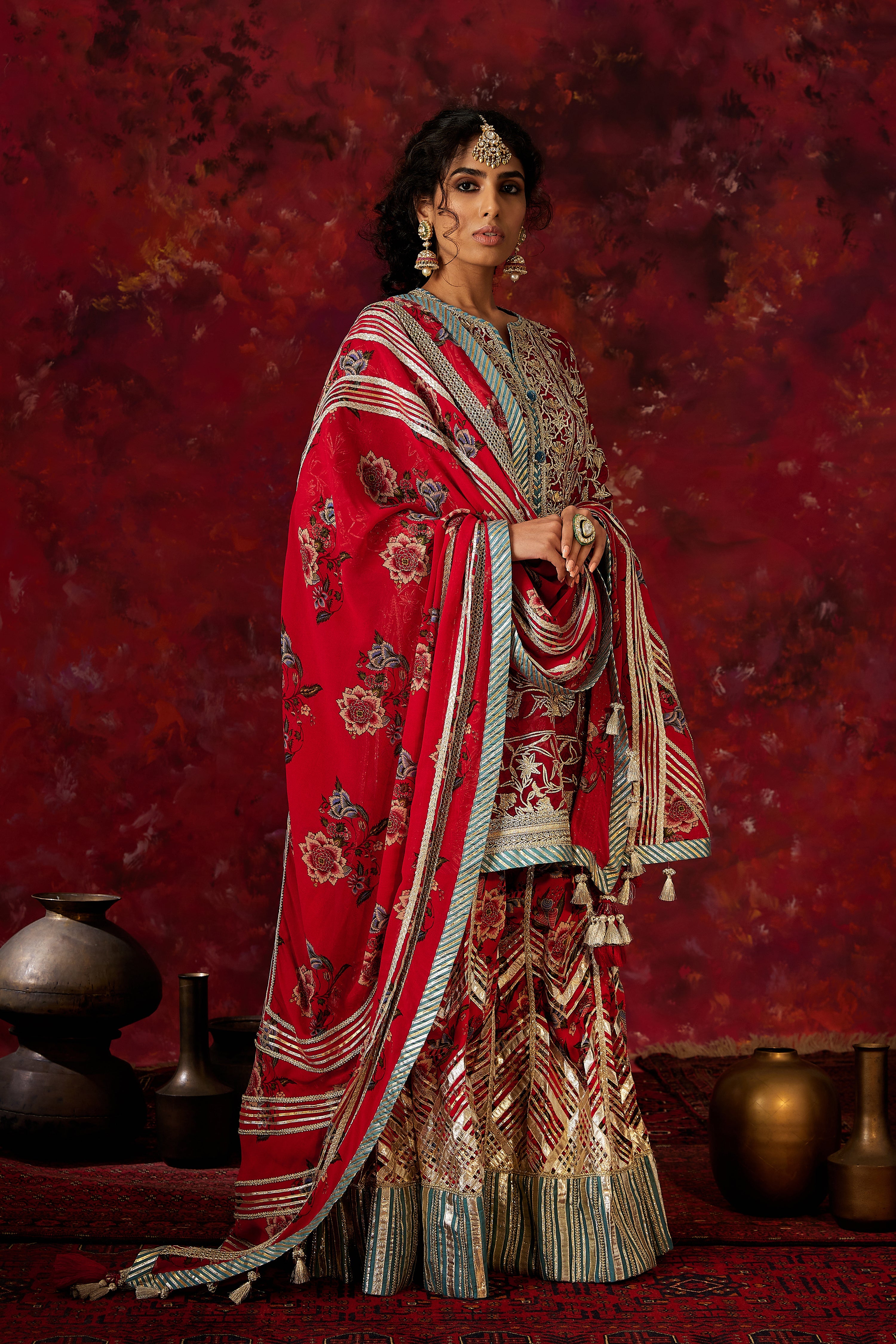 Noor Short Kurta & Sharara