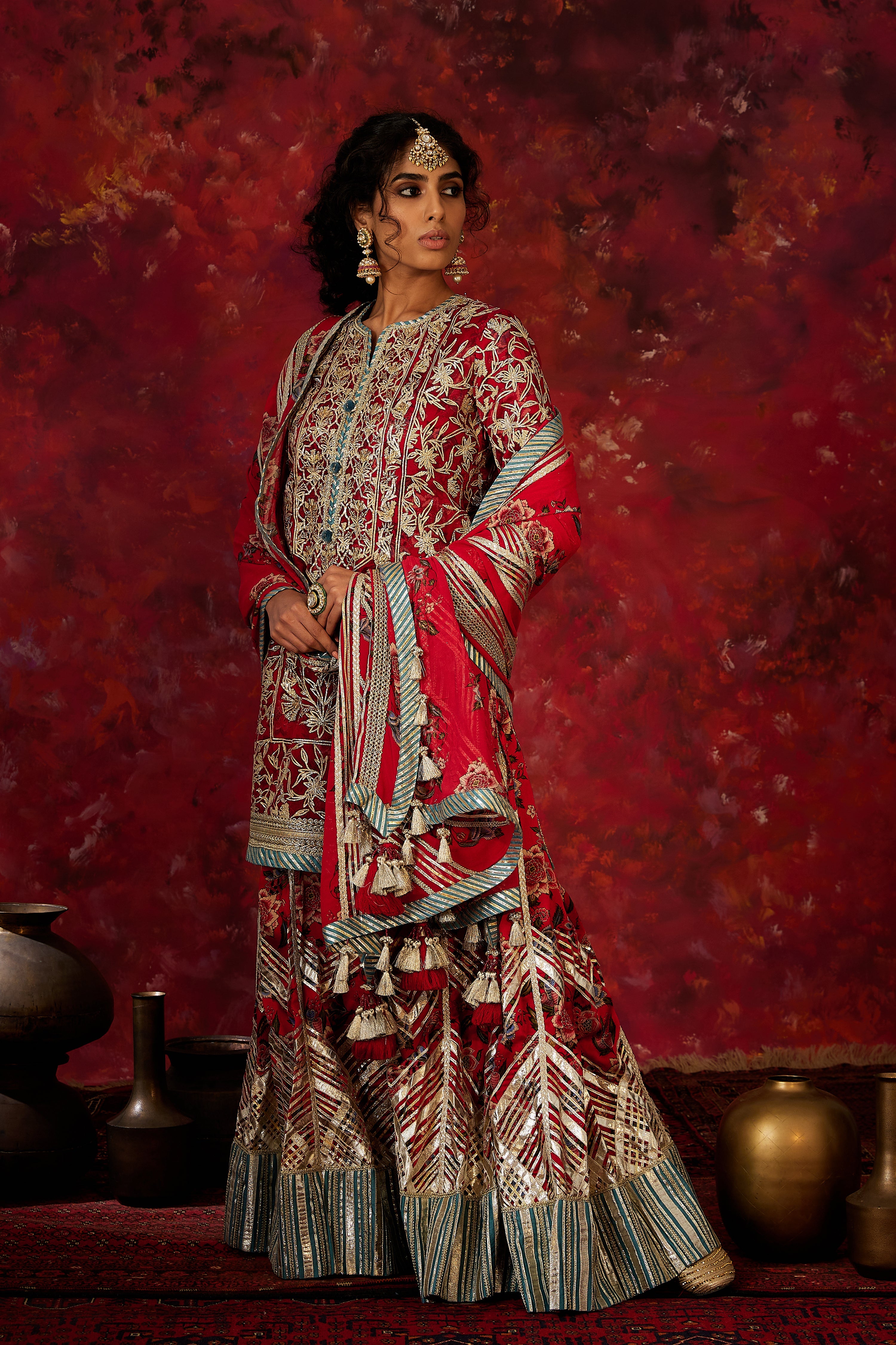 Noor Short Kurta & Sharara
