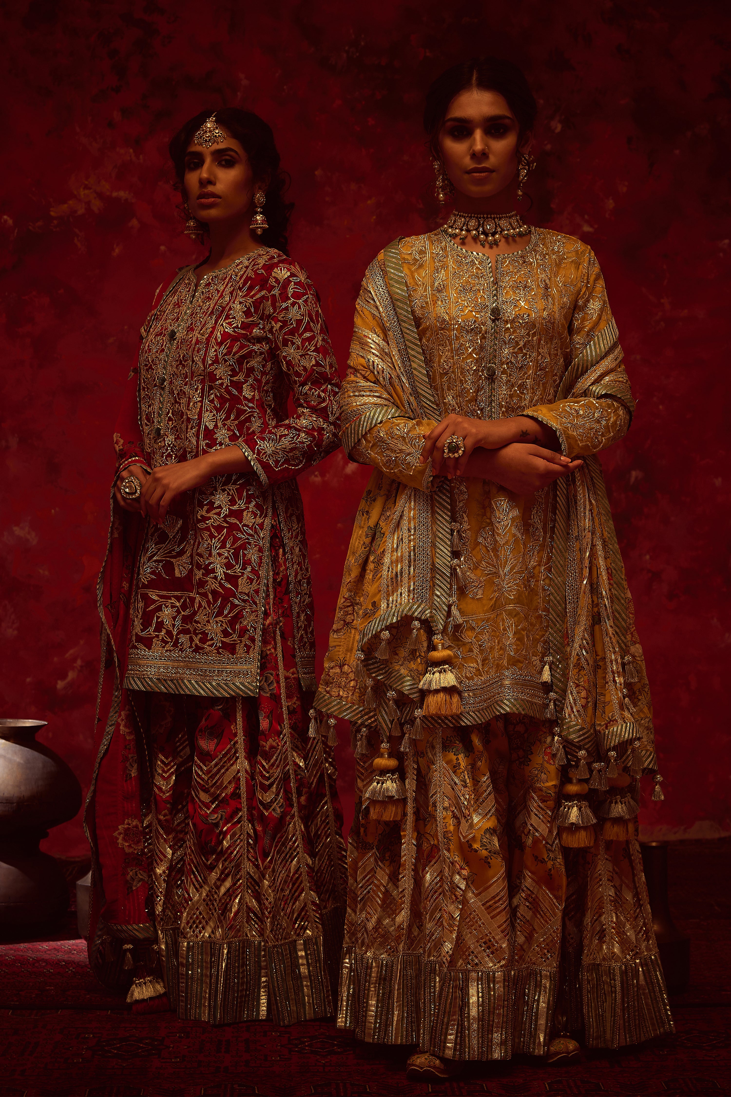 Noor Short Kurta & Sharara