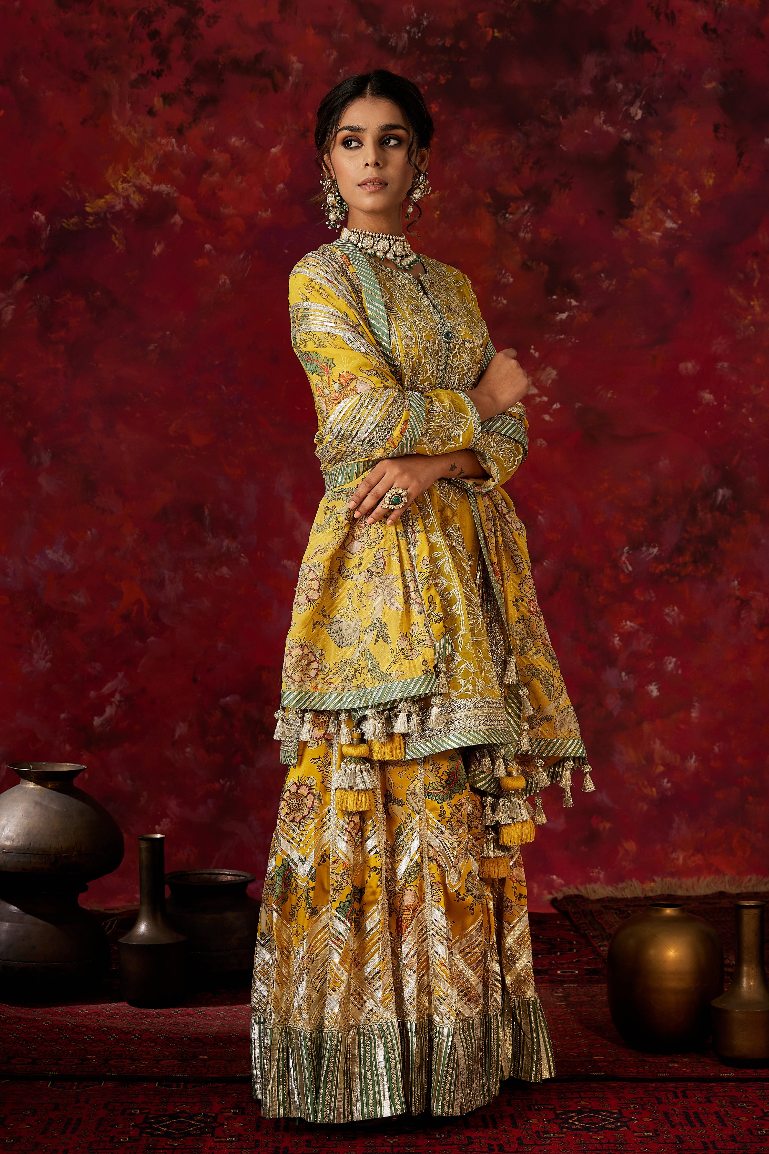 Noor Short Kurta & Sharara
