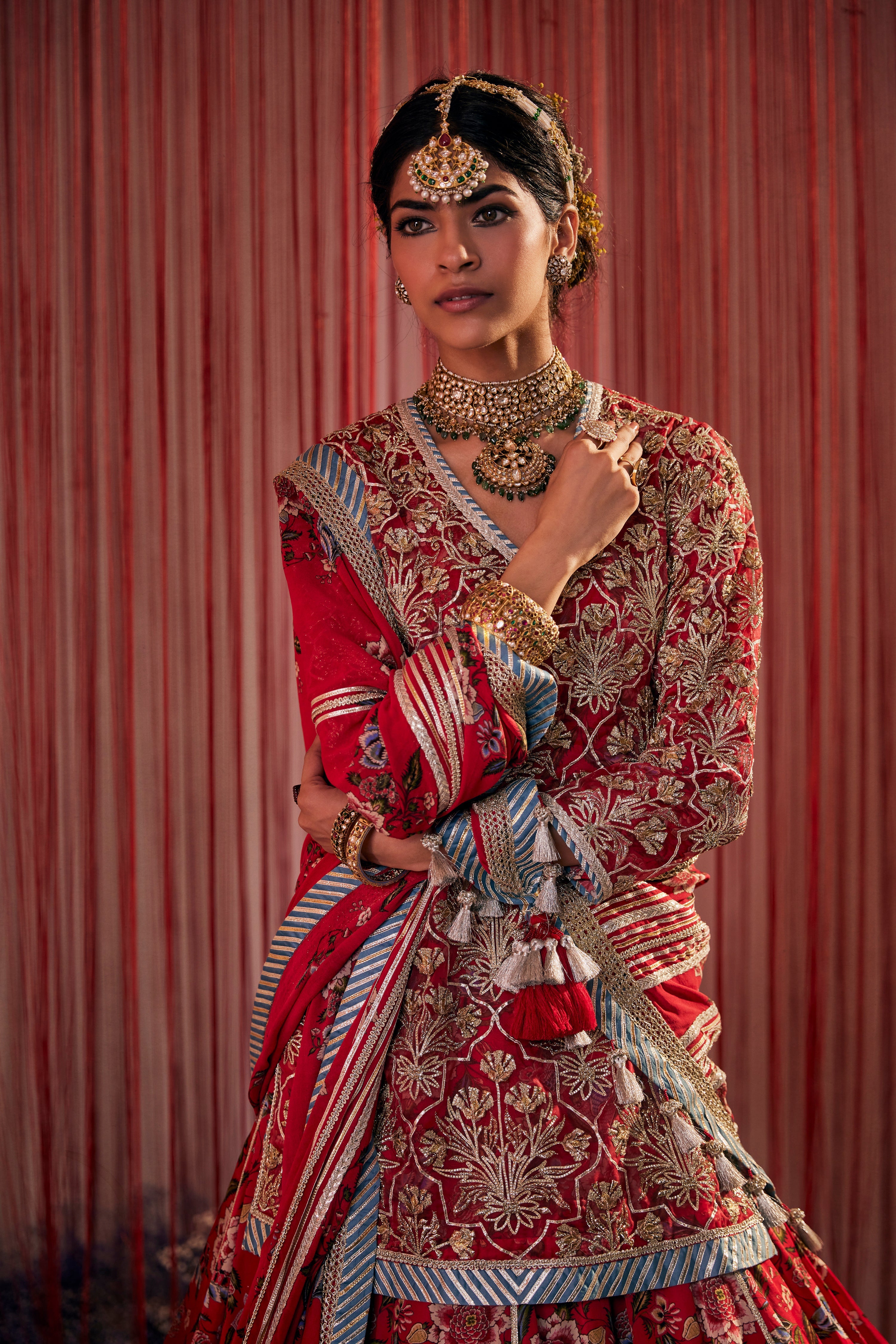 Noor Short Kurta With Lehenga Skirt