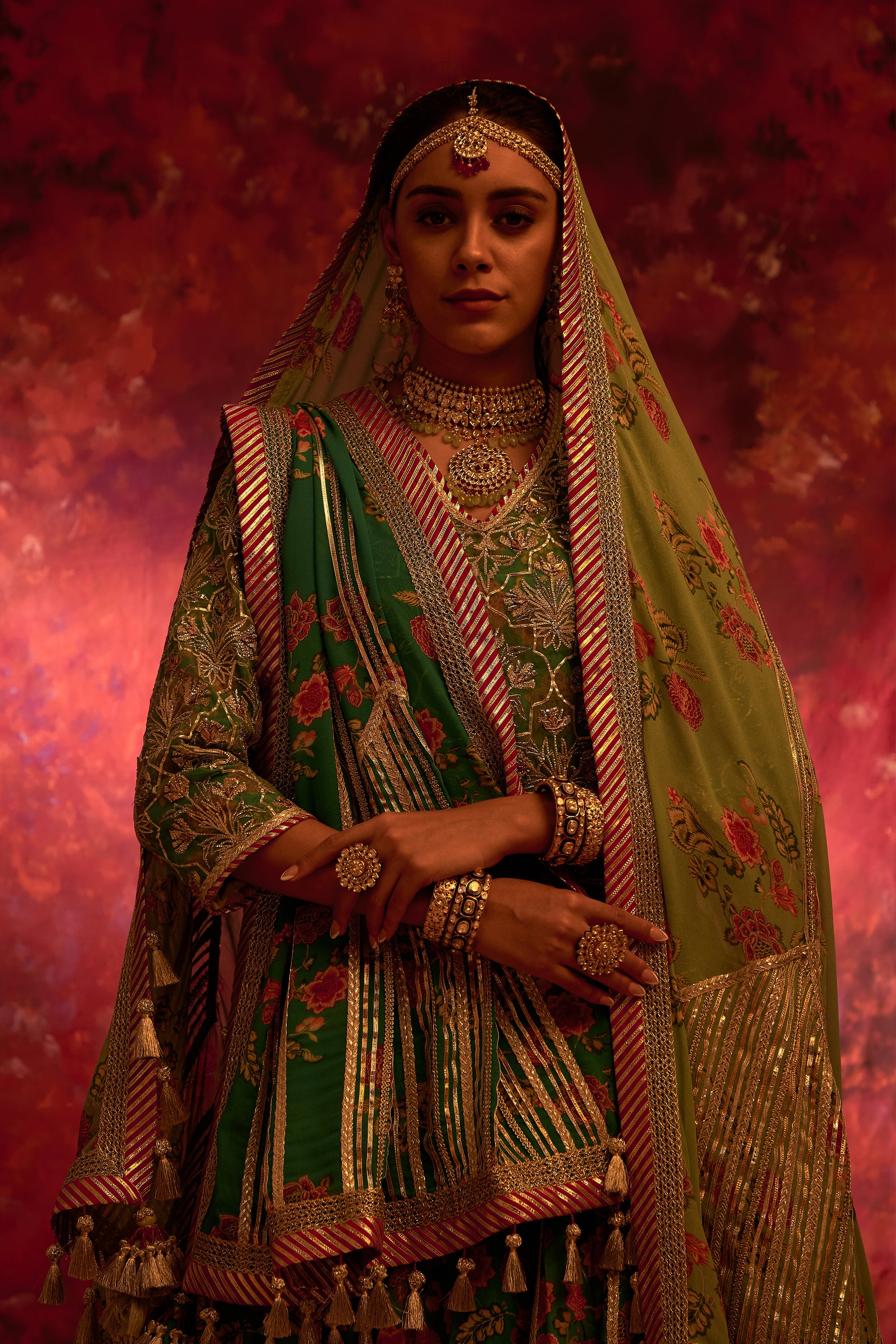 Noor Short Kurta With Lehenga Skirt