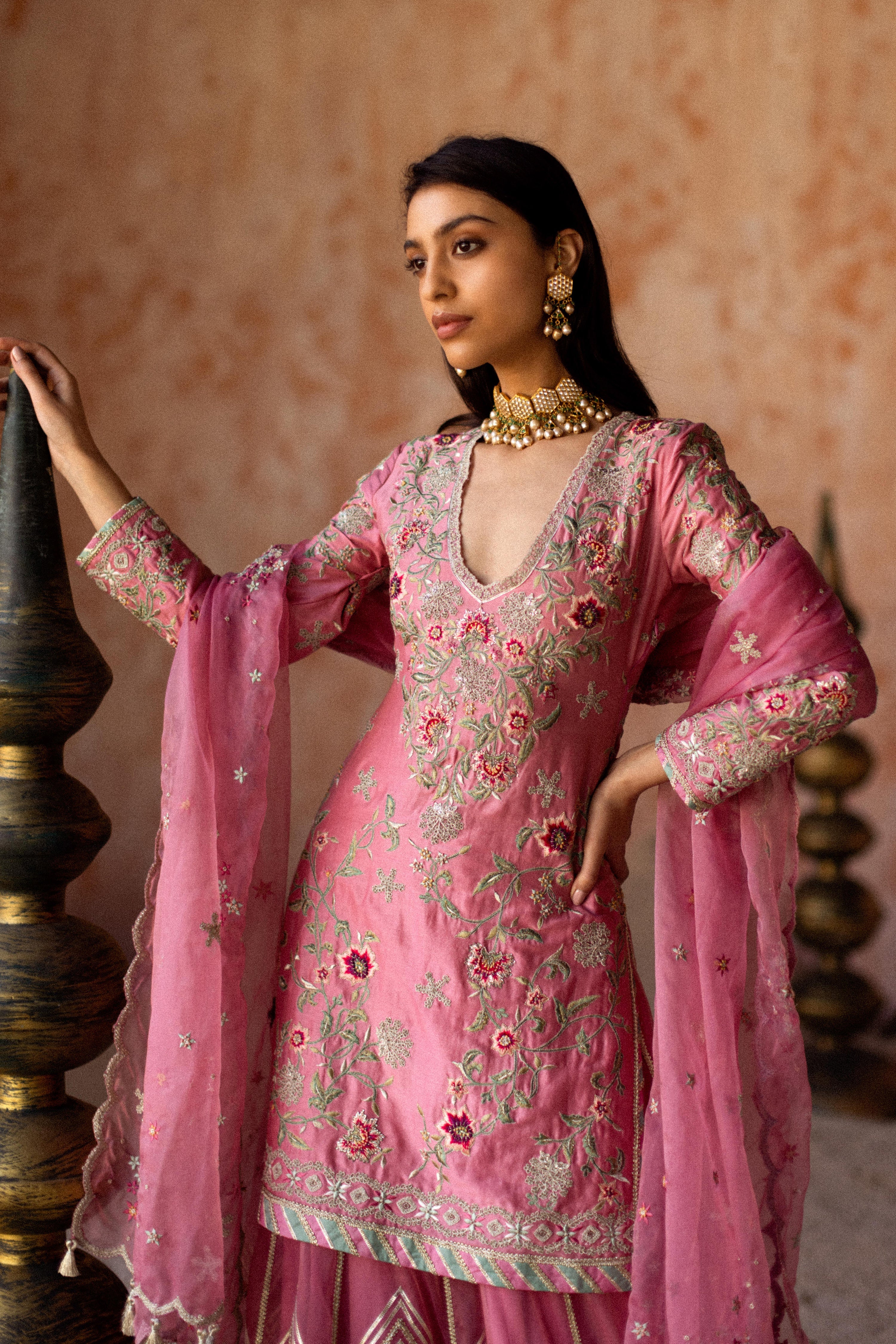 Mirai Short Kurta & Sharara