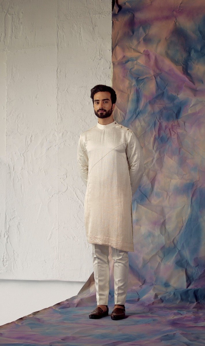 Dirty Ivory Kurta Set