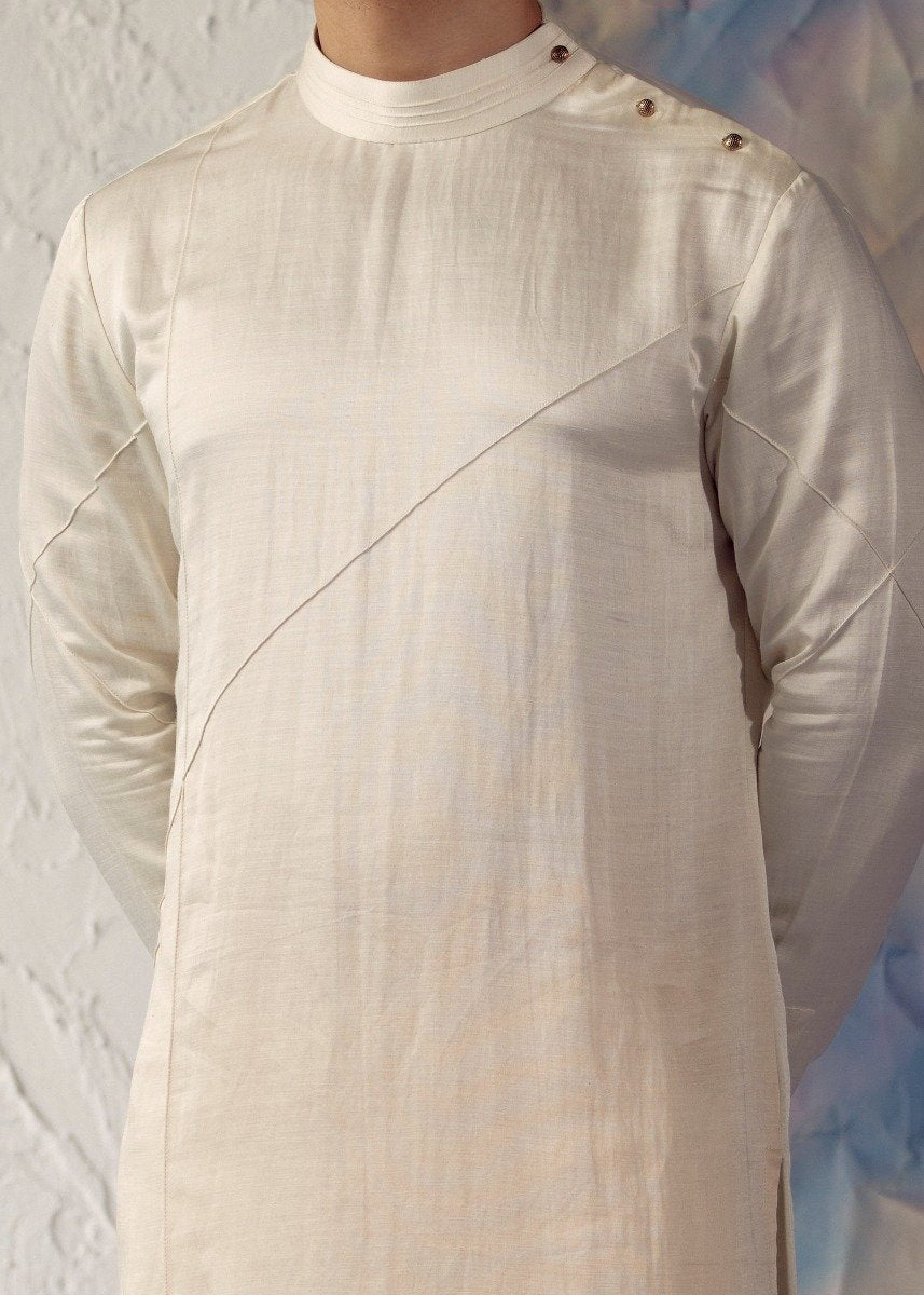 Dirty Ivory Kurta Set