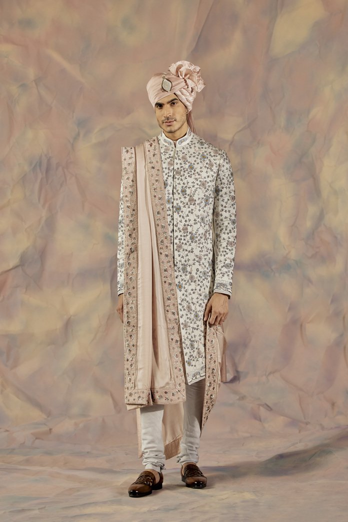 Silver Lining Sherwani Set