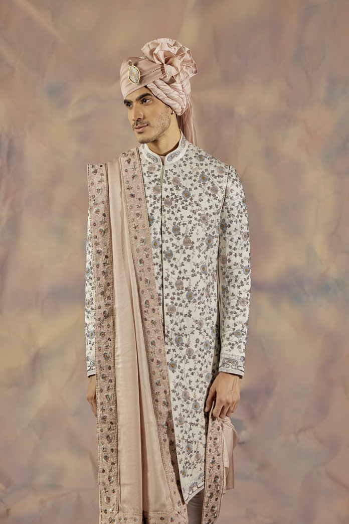 Silver Lining Sherwani Set
