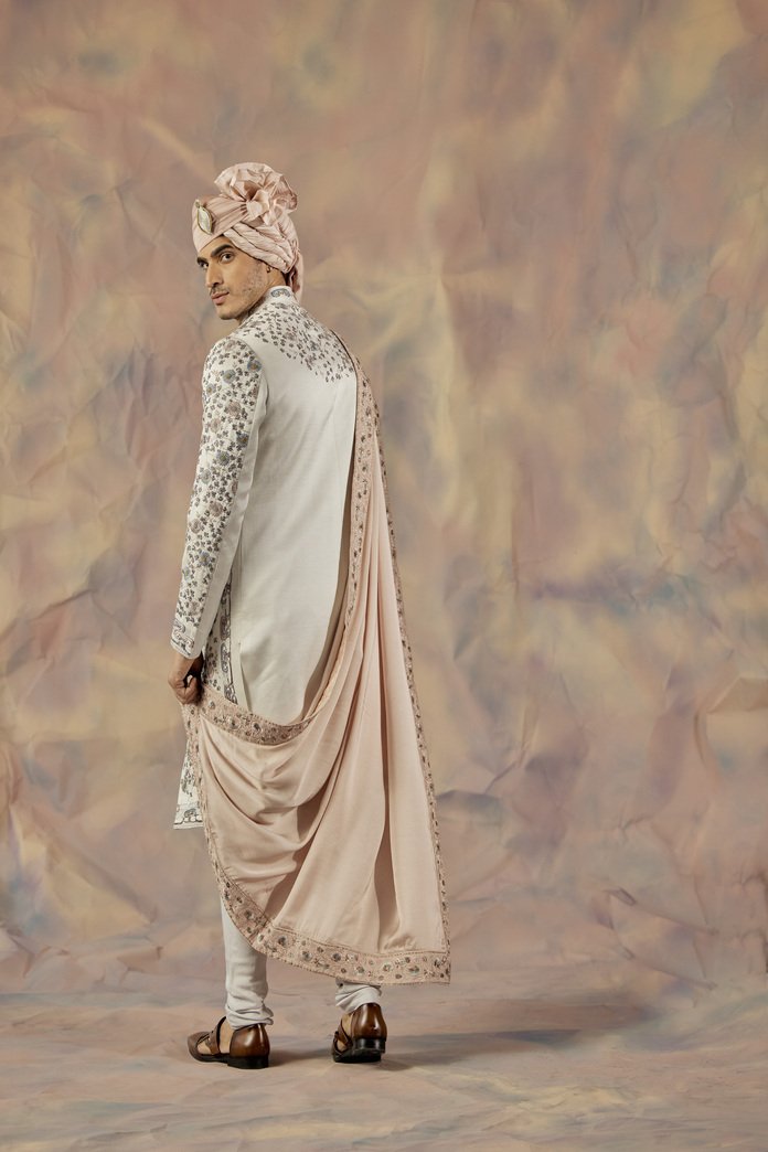 Silver Lining Sherwani Set