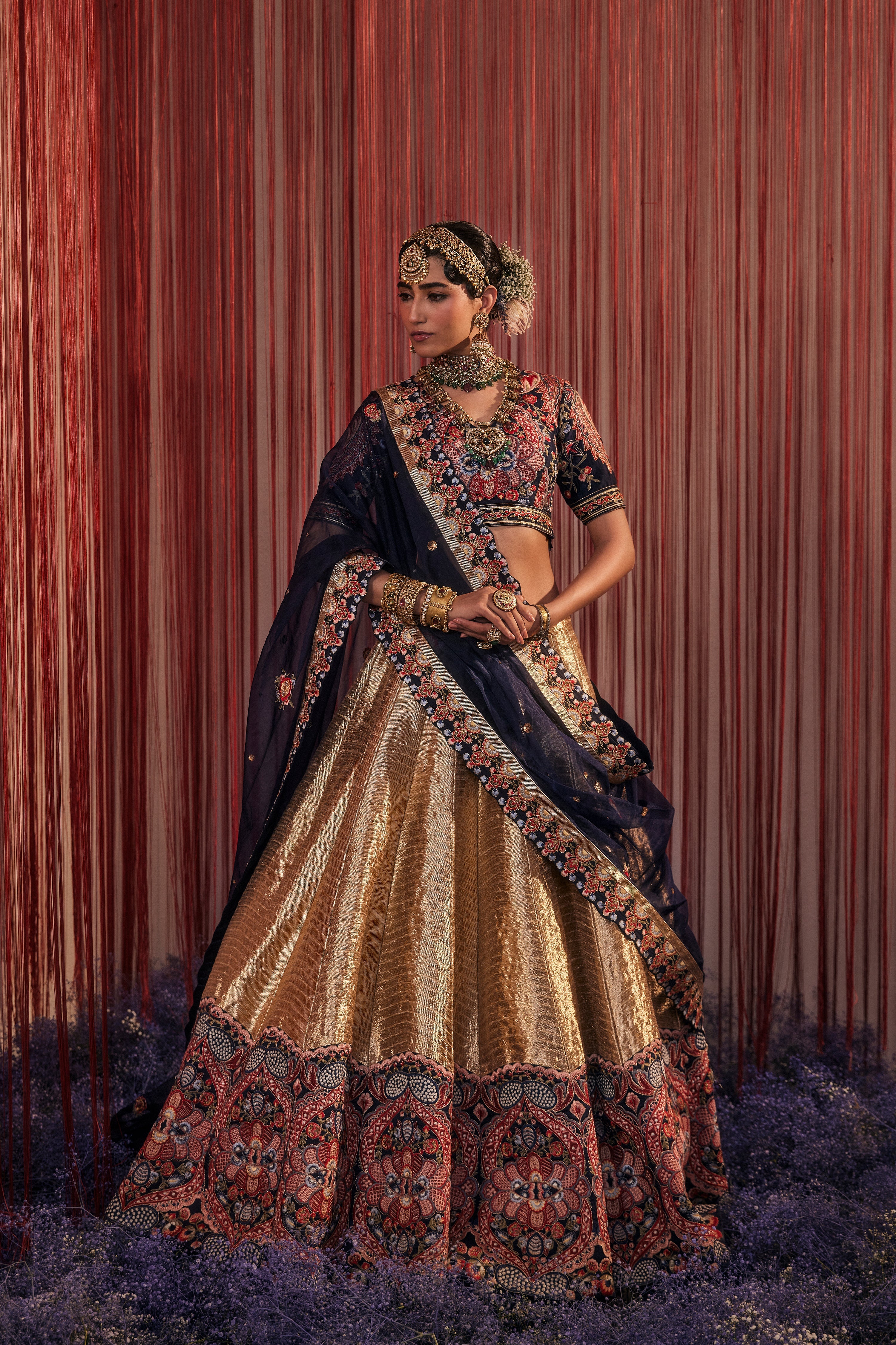 Turkish Lehenga With Blouse & Dupatta