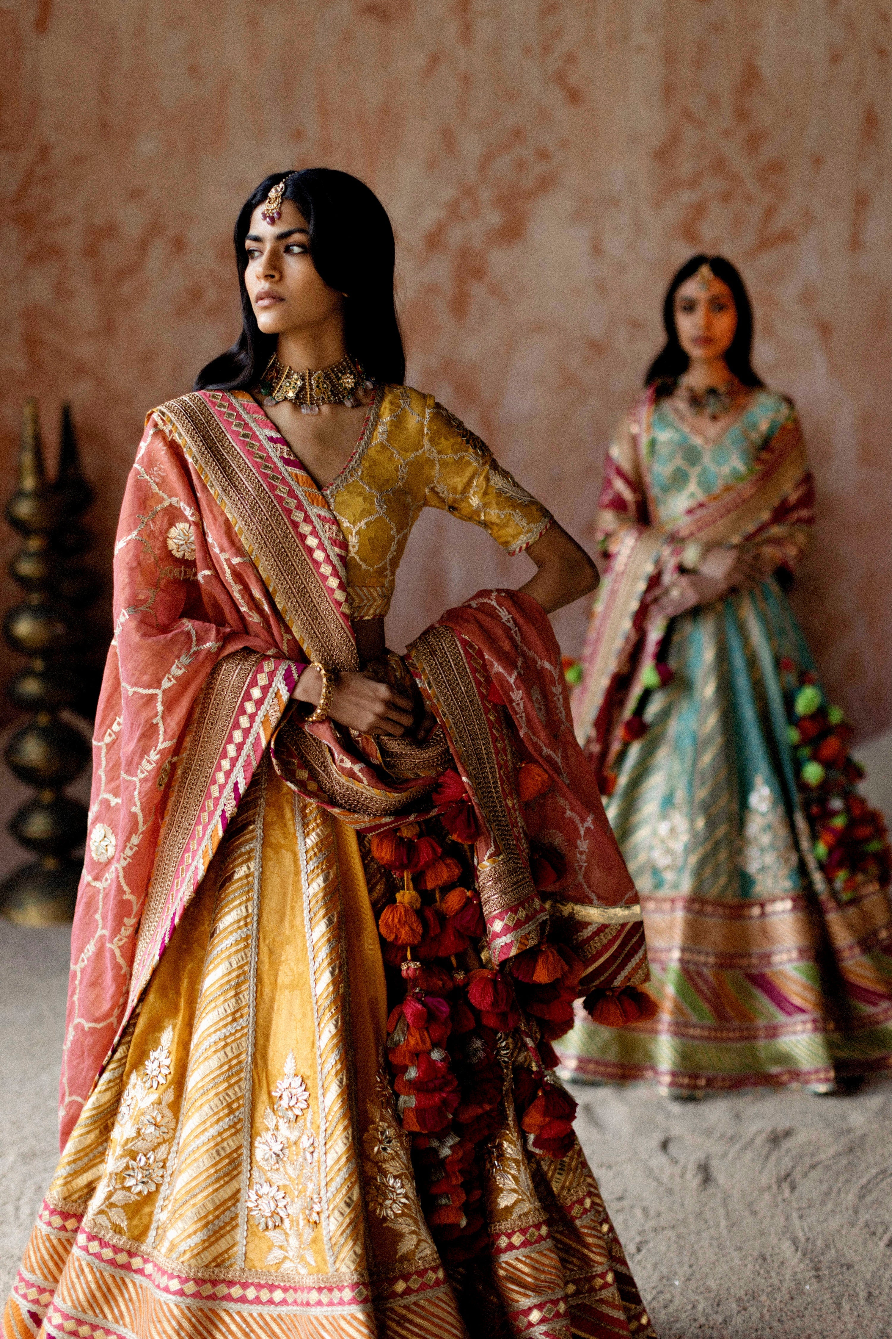 Leheriya Gota Lehenga