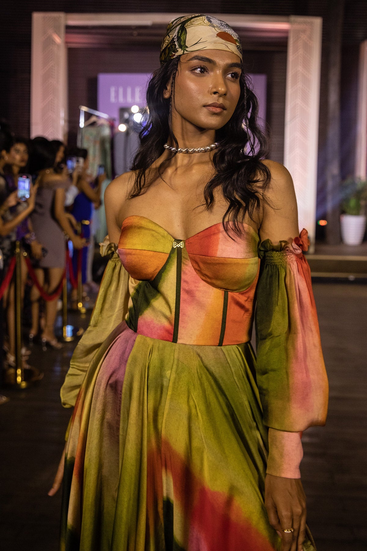 Off Shoulder Slit Dress