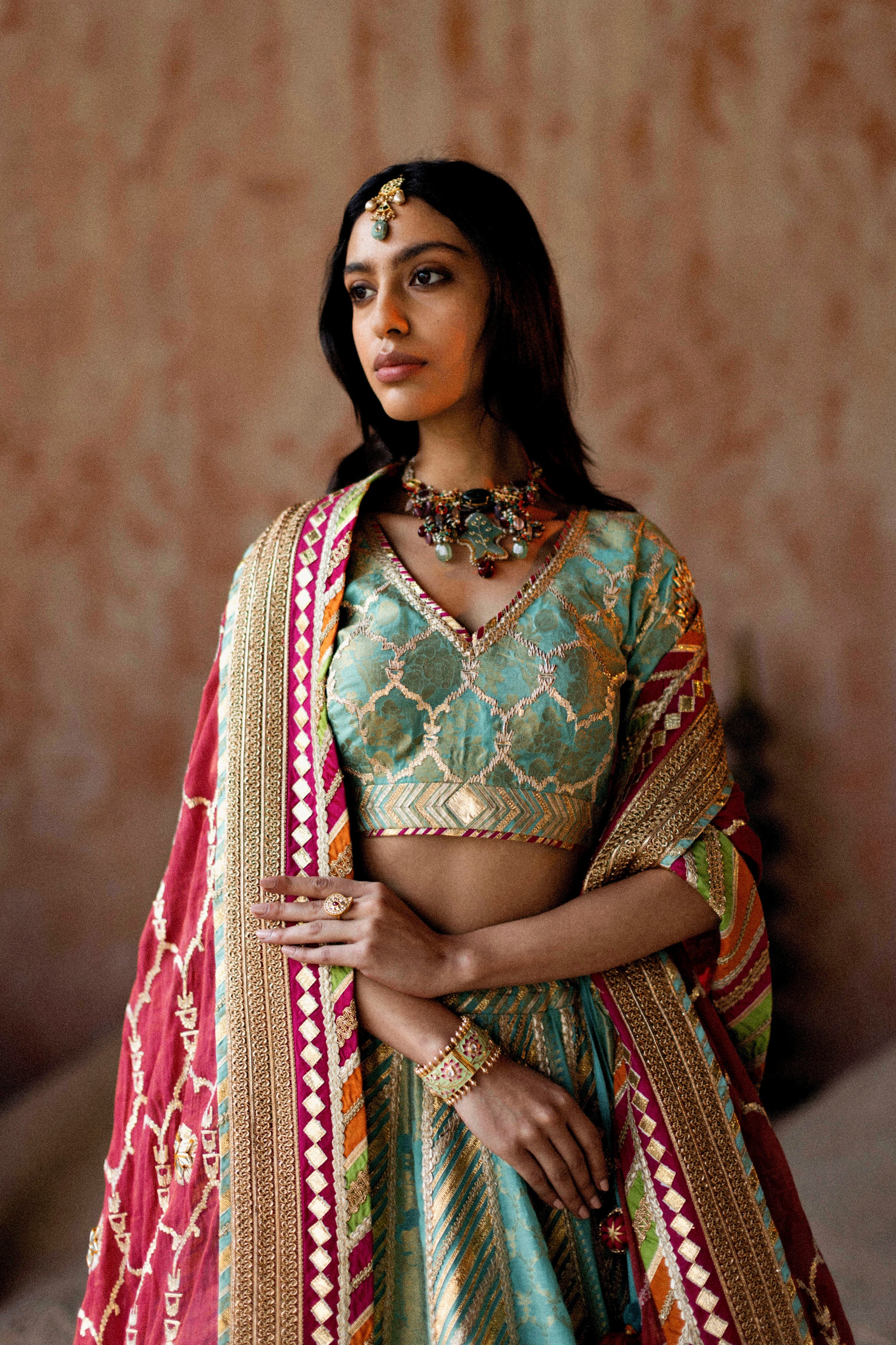 Leheriya Gota Lehenga