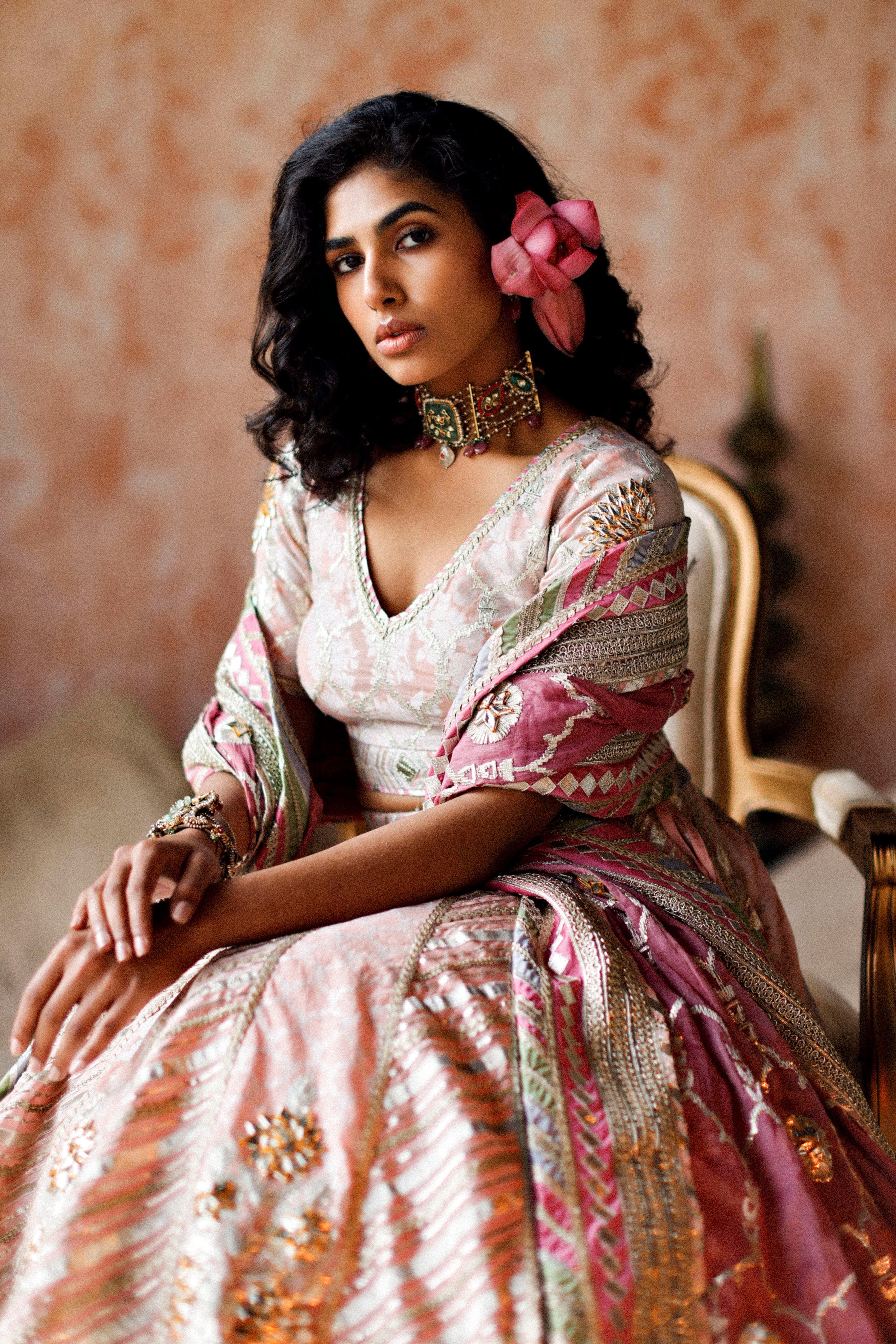 Leheriya Gota Lehenga