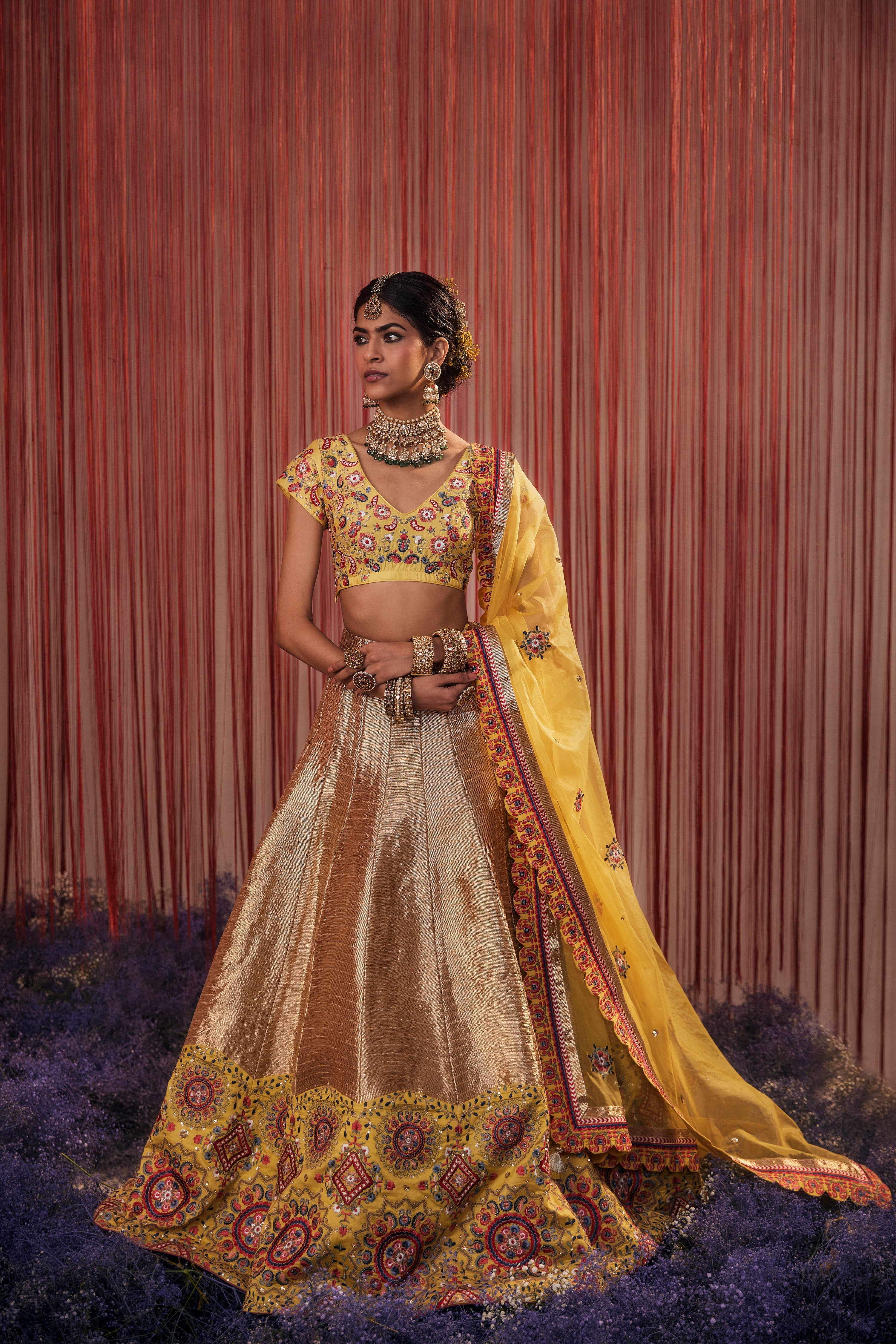 Turkish Lehenga With Blouse & Dupatta
